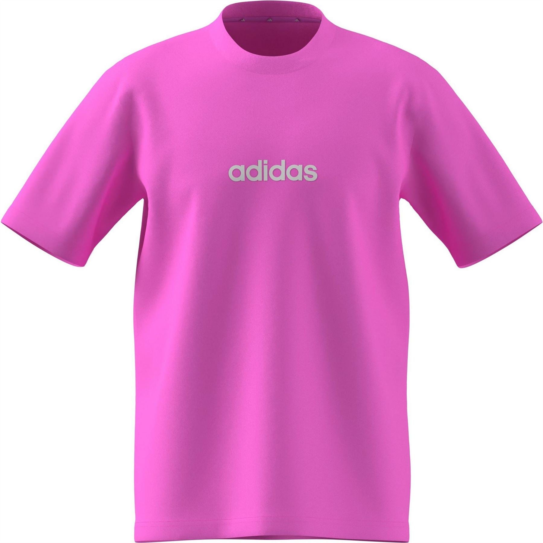 adidas Mens Essentials Single Jersey Linear Embroidered Logo T-Shirt