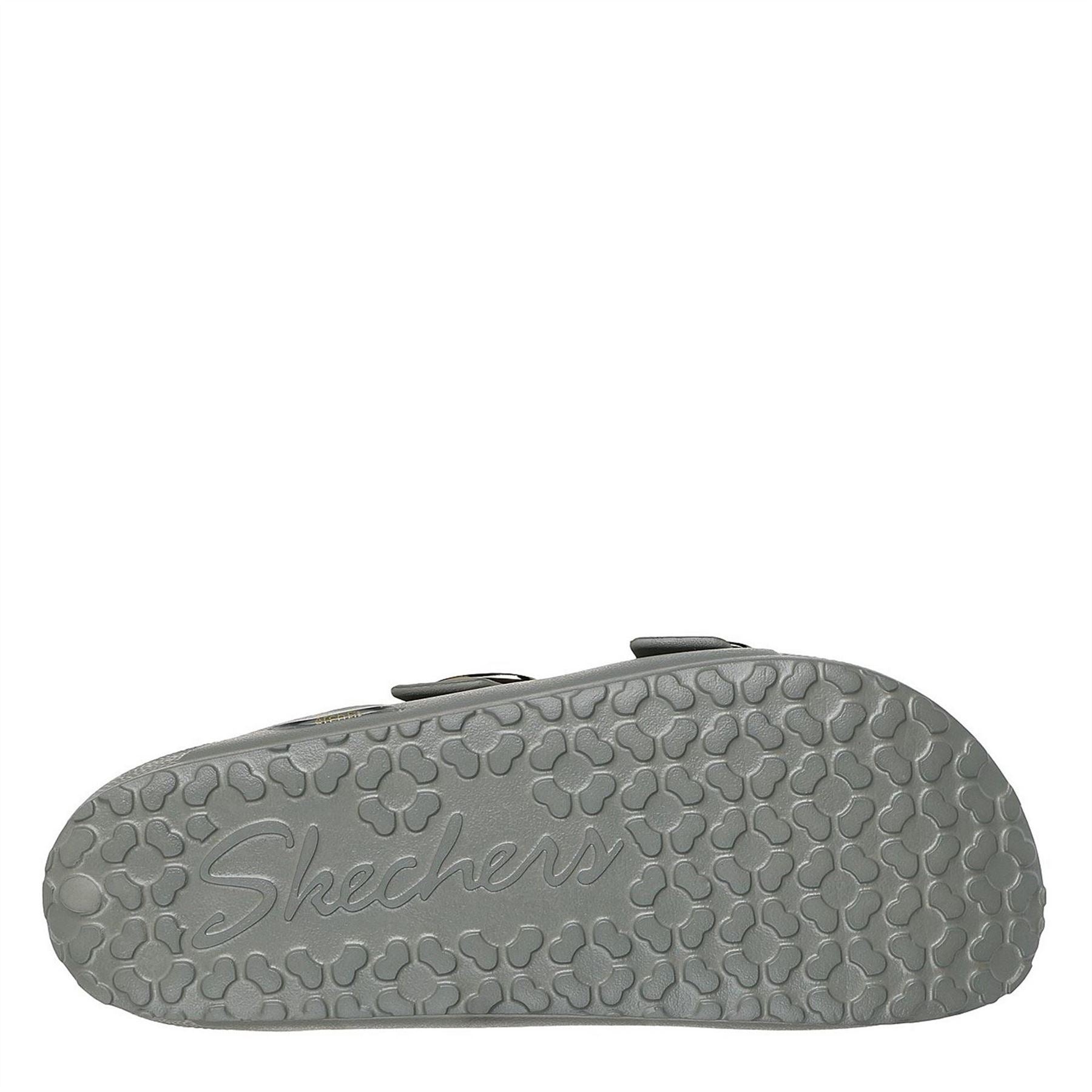 Skechers Molded Double Band Flat Slide Sandals