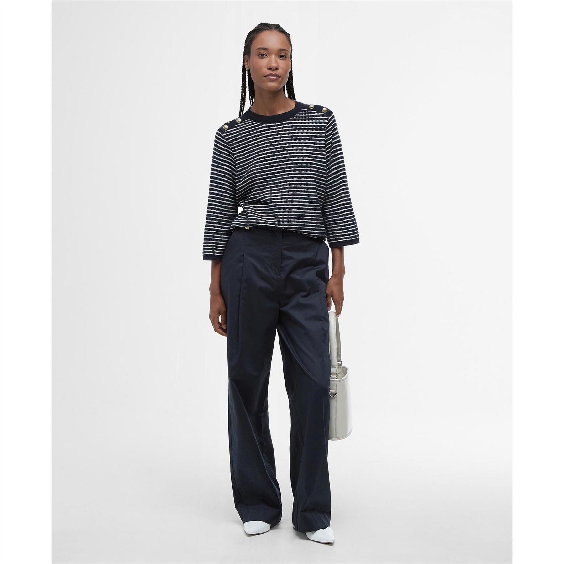 Barbour Striped Crew Neck Jumper