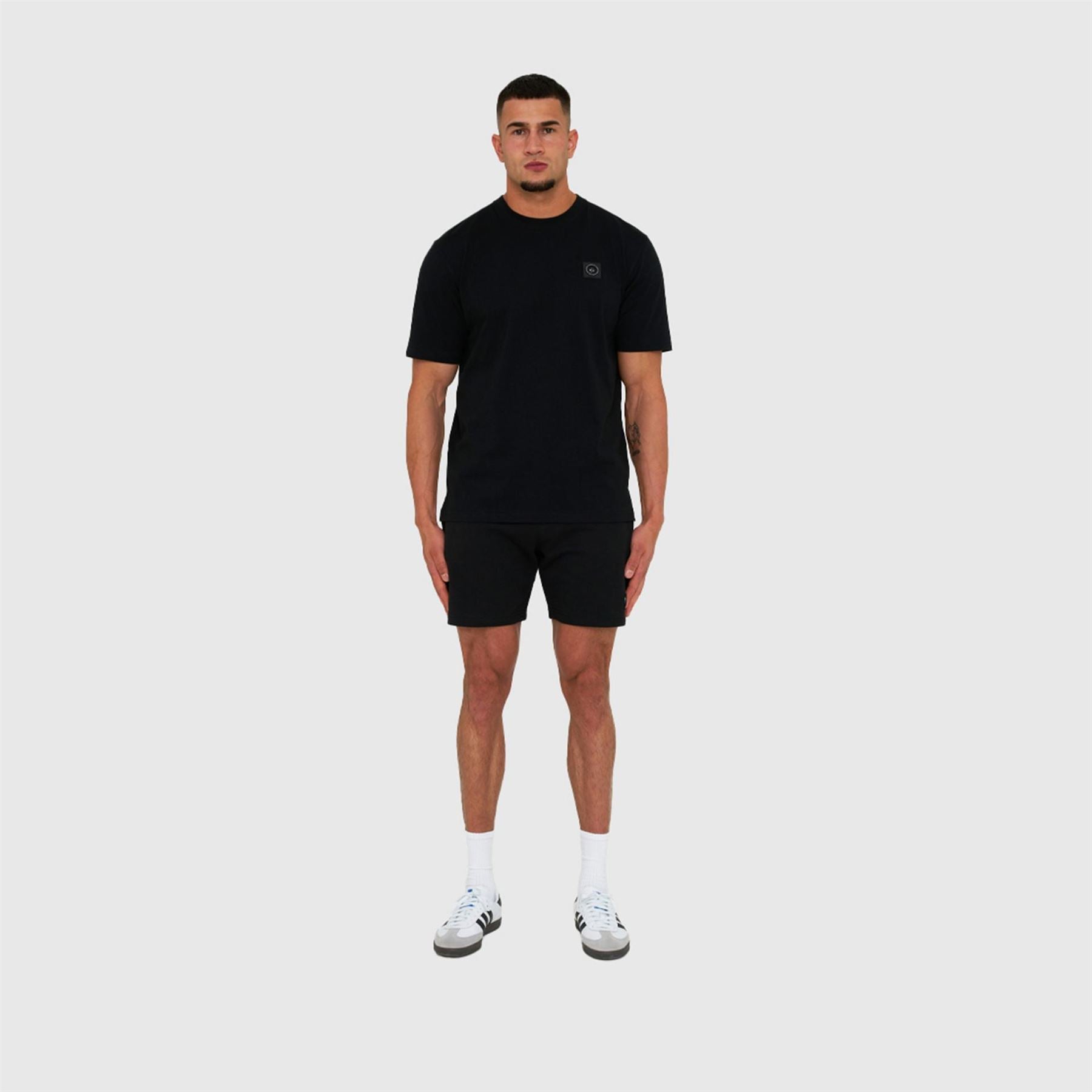 Marshall Artist Drawstring Logo Patch Chino Shorts