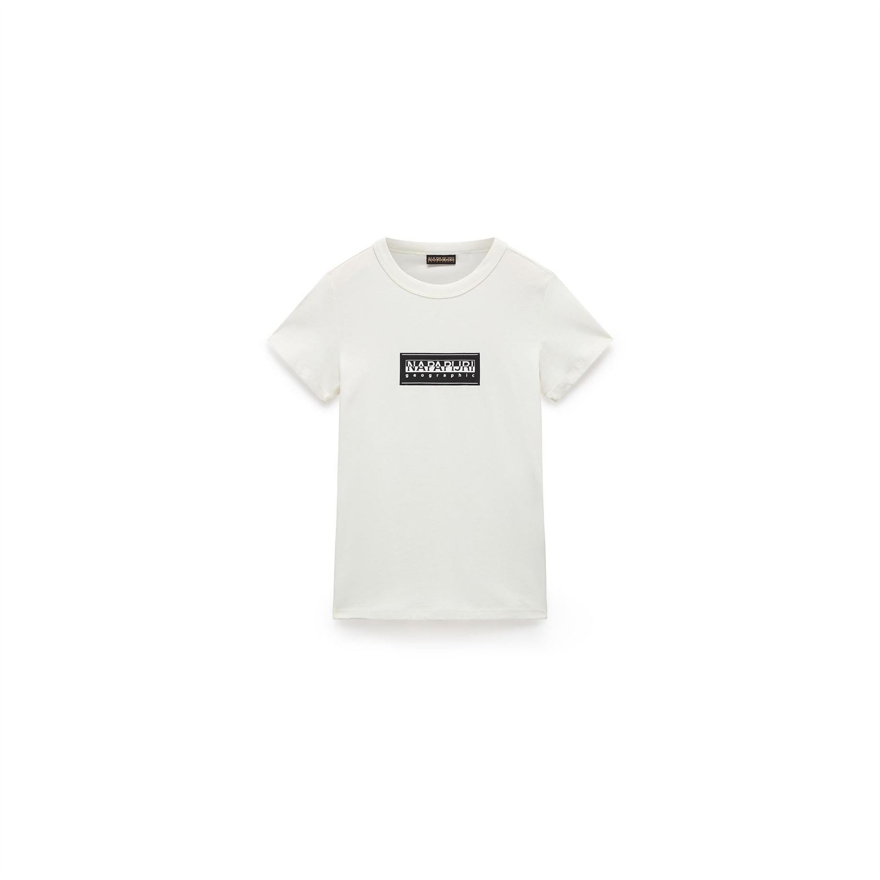 Napapijri Regular Fit Geographic Print Crew Neck Short Sleeve T-Shirt