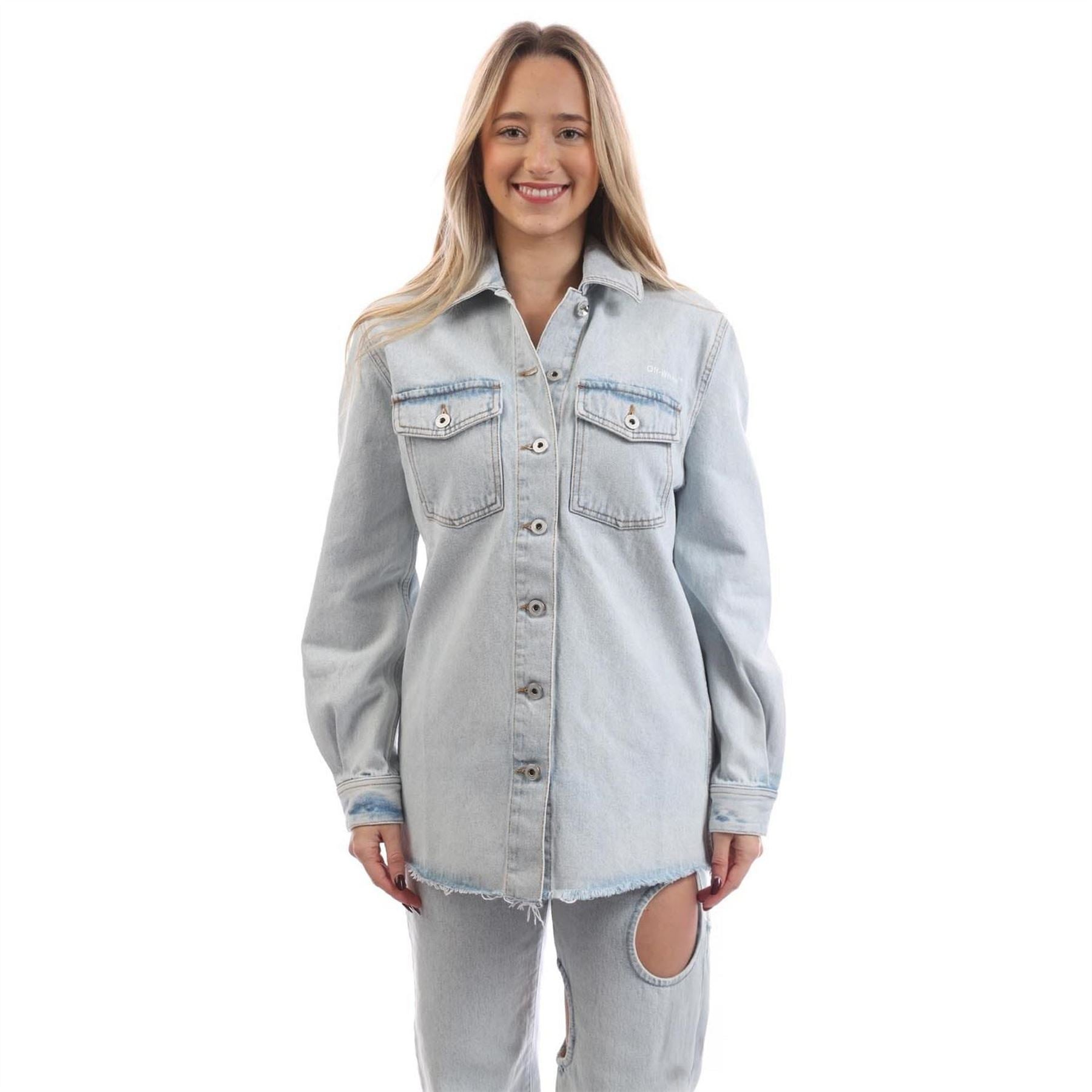 Off White Long Sleeve Shirt