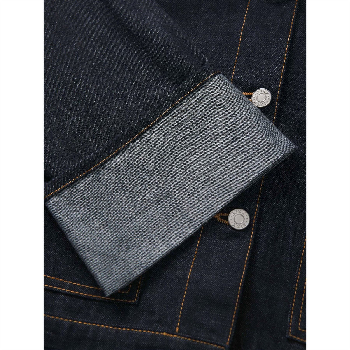 JJXX Solid Patterned Roll Up Cuff Denim Jacket