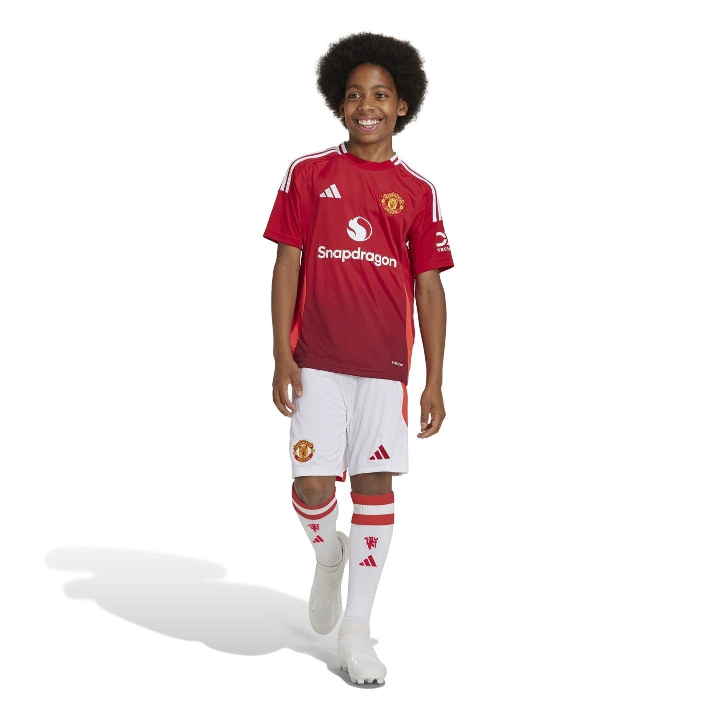 adidas Manchester United Home Shorts 2024 2025 Juniors