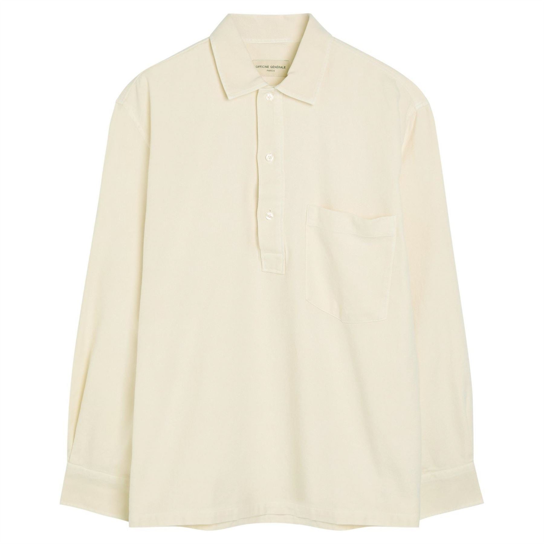 Officine Generale Jordy Twill Shirt ls