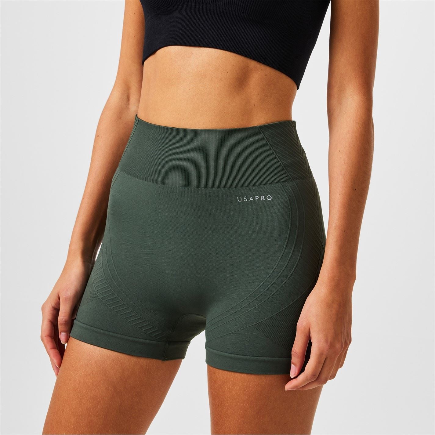 USA Pro Womens Seamless 3 Inch Shorts