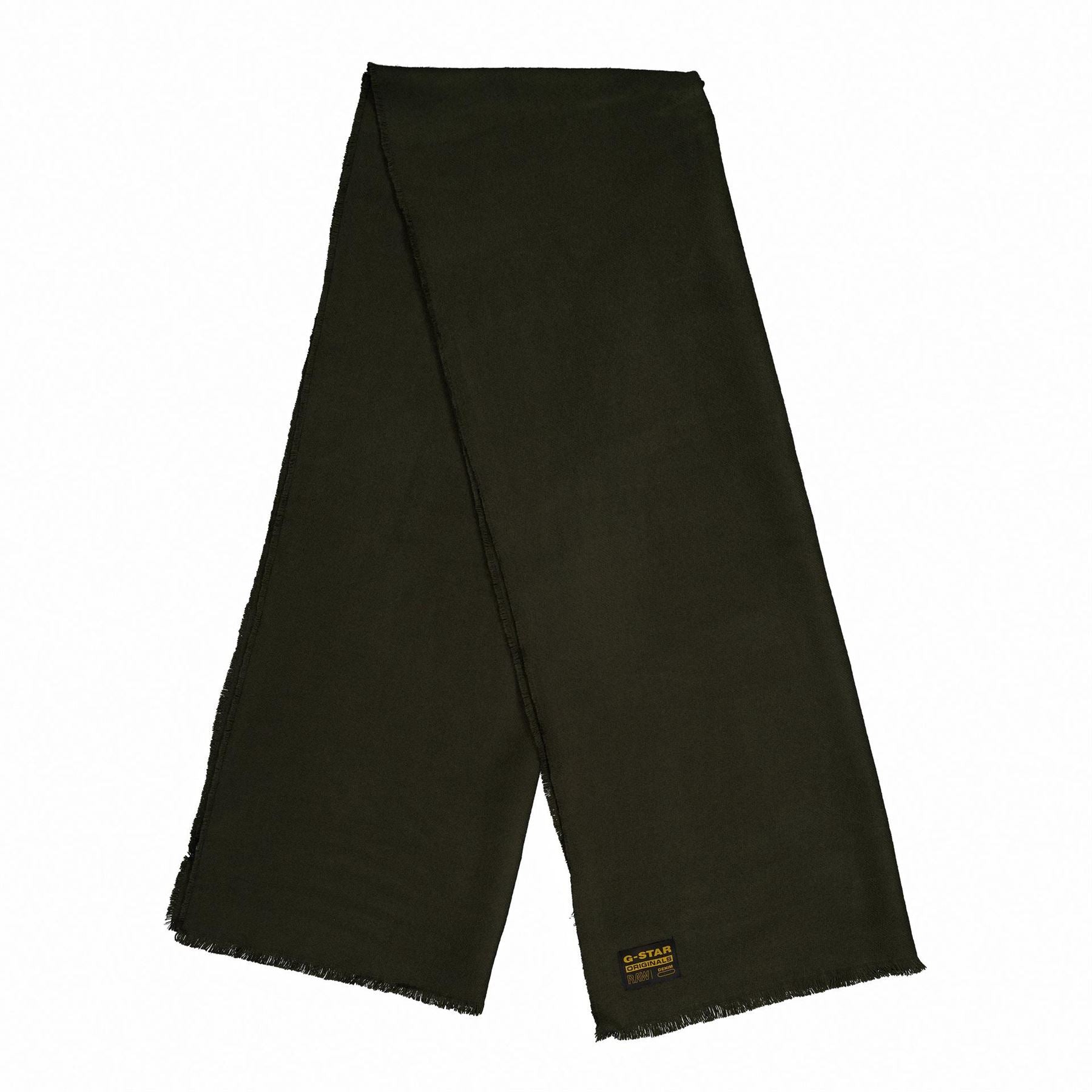 G Star Solid Oblong Scarf with Fringe