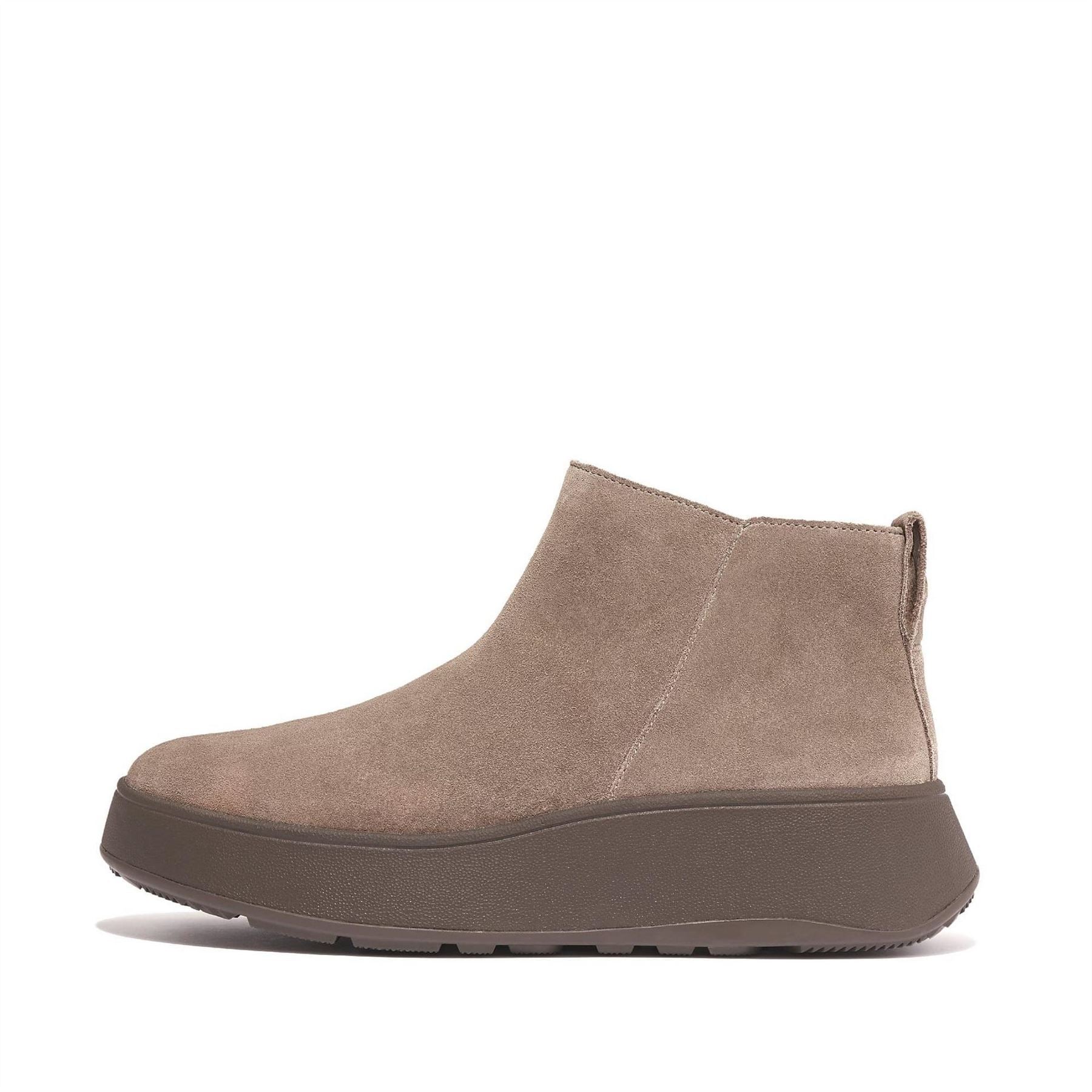 Fitflop Mode Suede Flatform Zip Ankle Boots