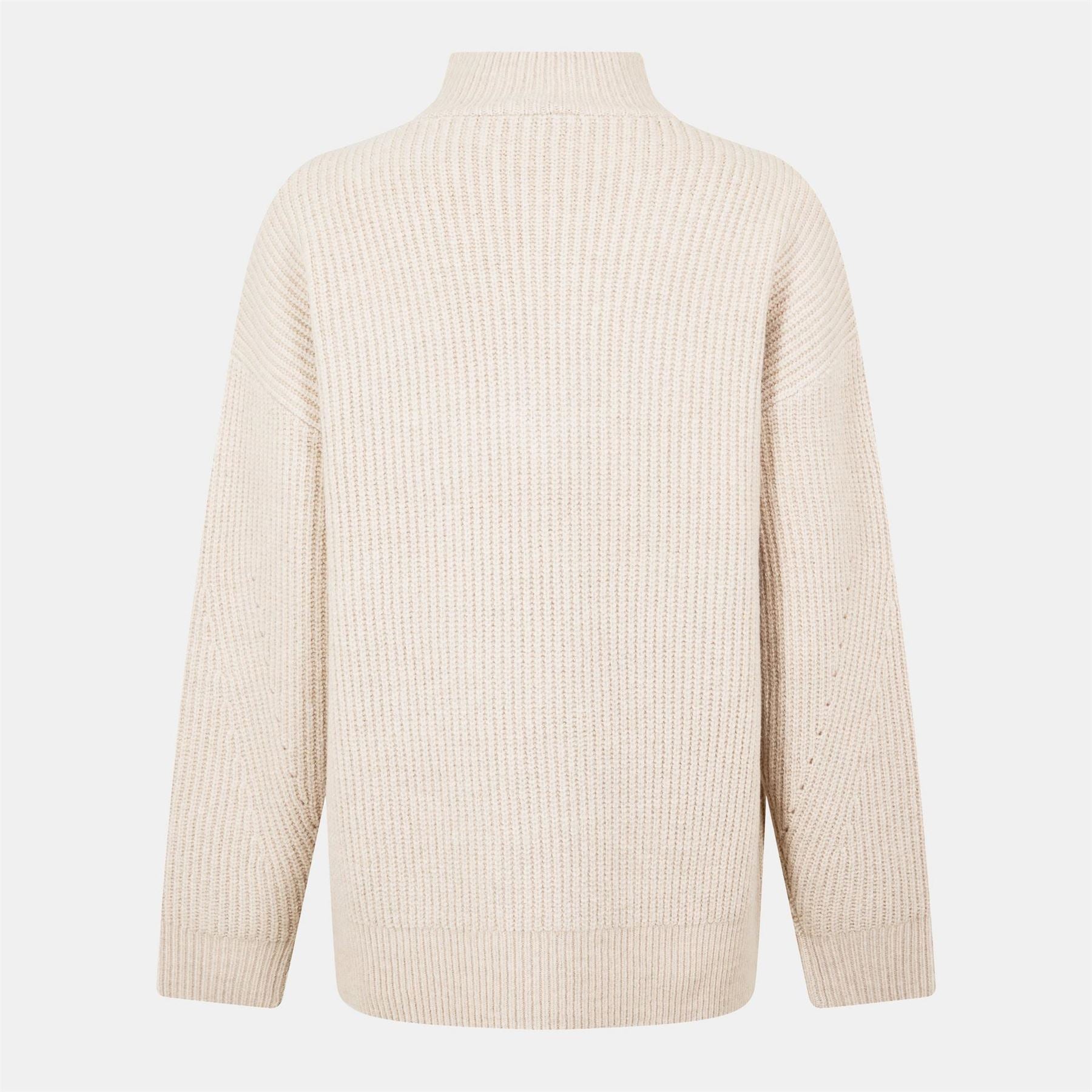 Jack Wills High Neck Zip Knitted Jumper