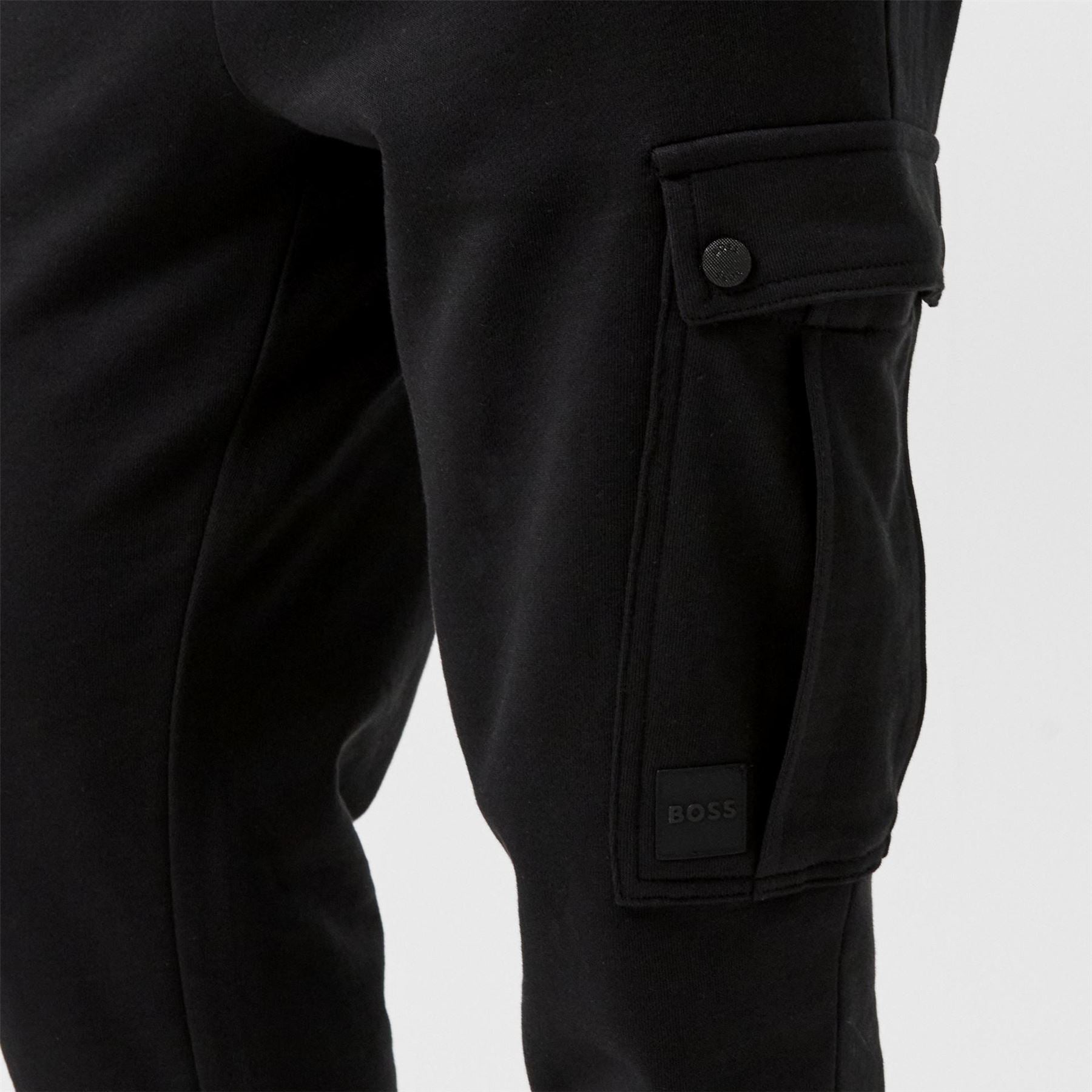 Boss Seteam Jog Closed Hem Fleece Jogging Bottoms
