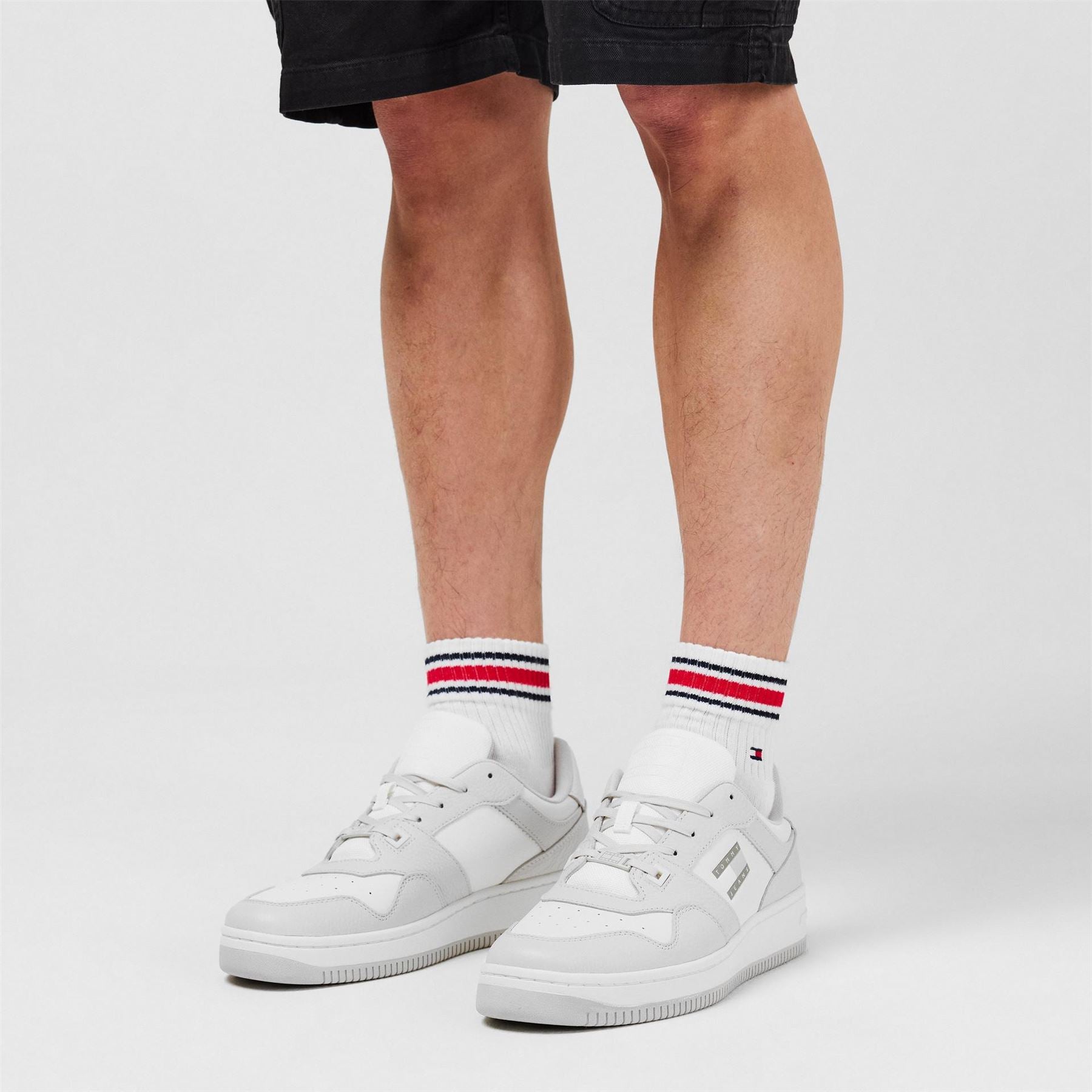 Tommy Jeans Leather Basket Trainers