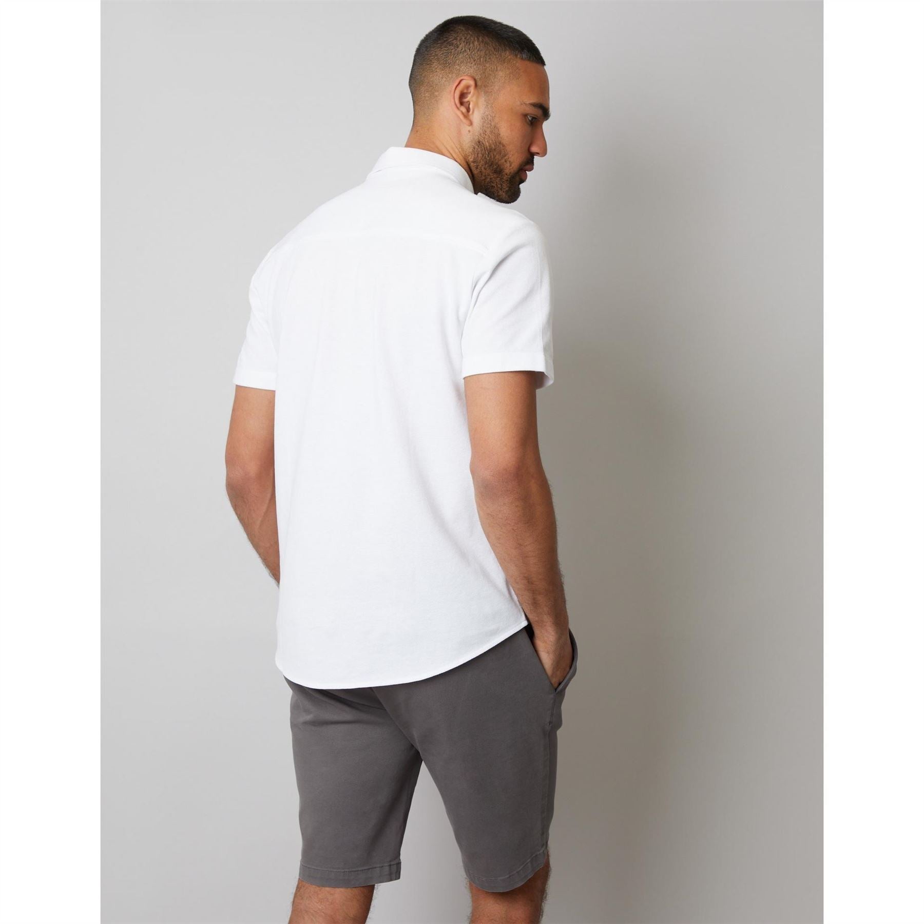 Threadbare Majestic Regular Fit Button Down Collar Shirt