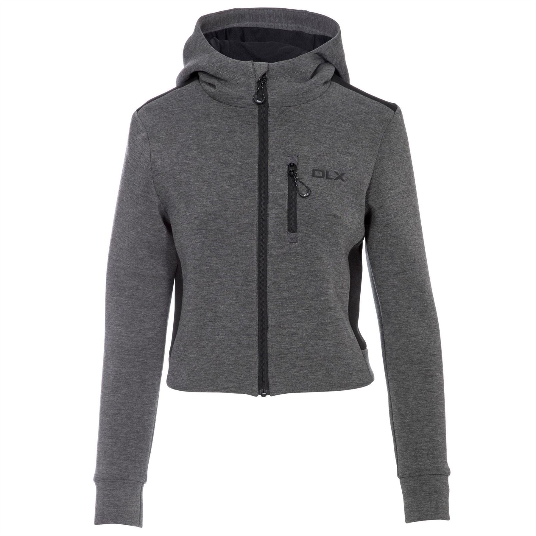 DLX Fernanda Cropped Zip Hoodie