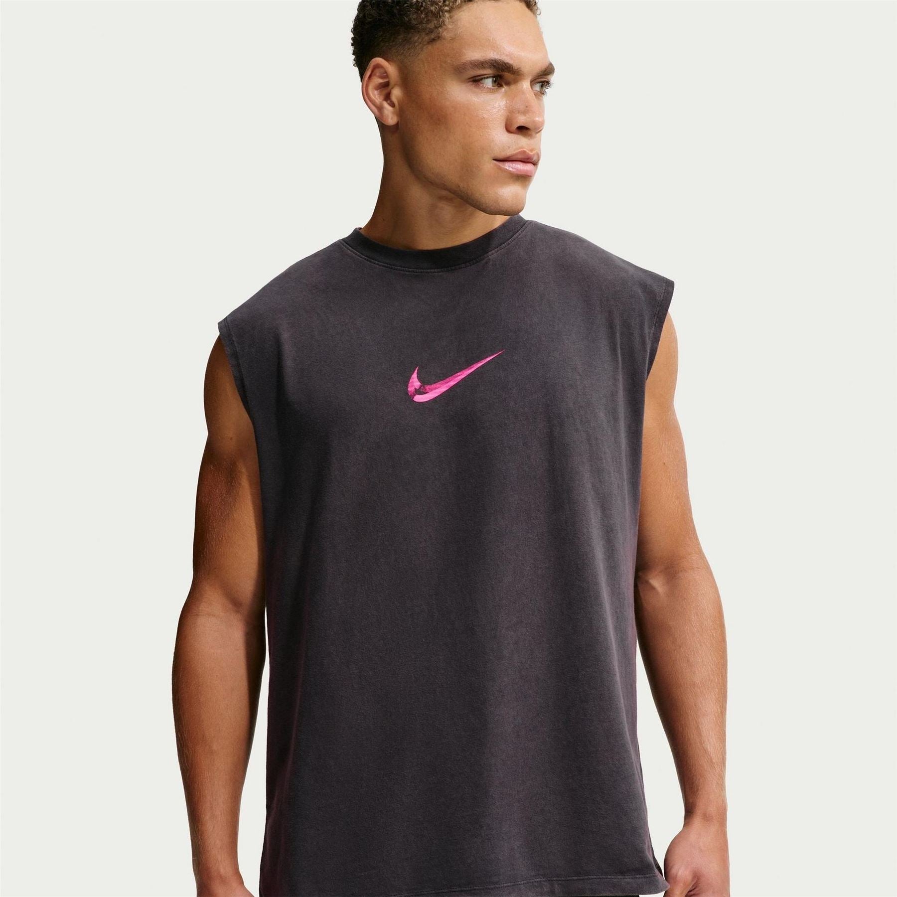 Nike Pro Dri Fit Crew Neck Sleeveless Slim Fit Vest