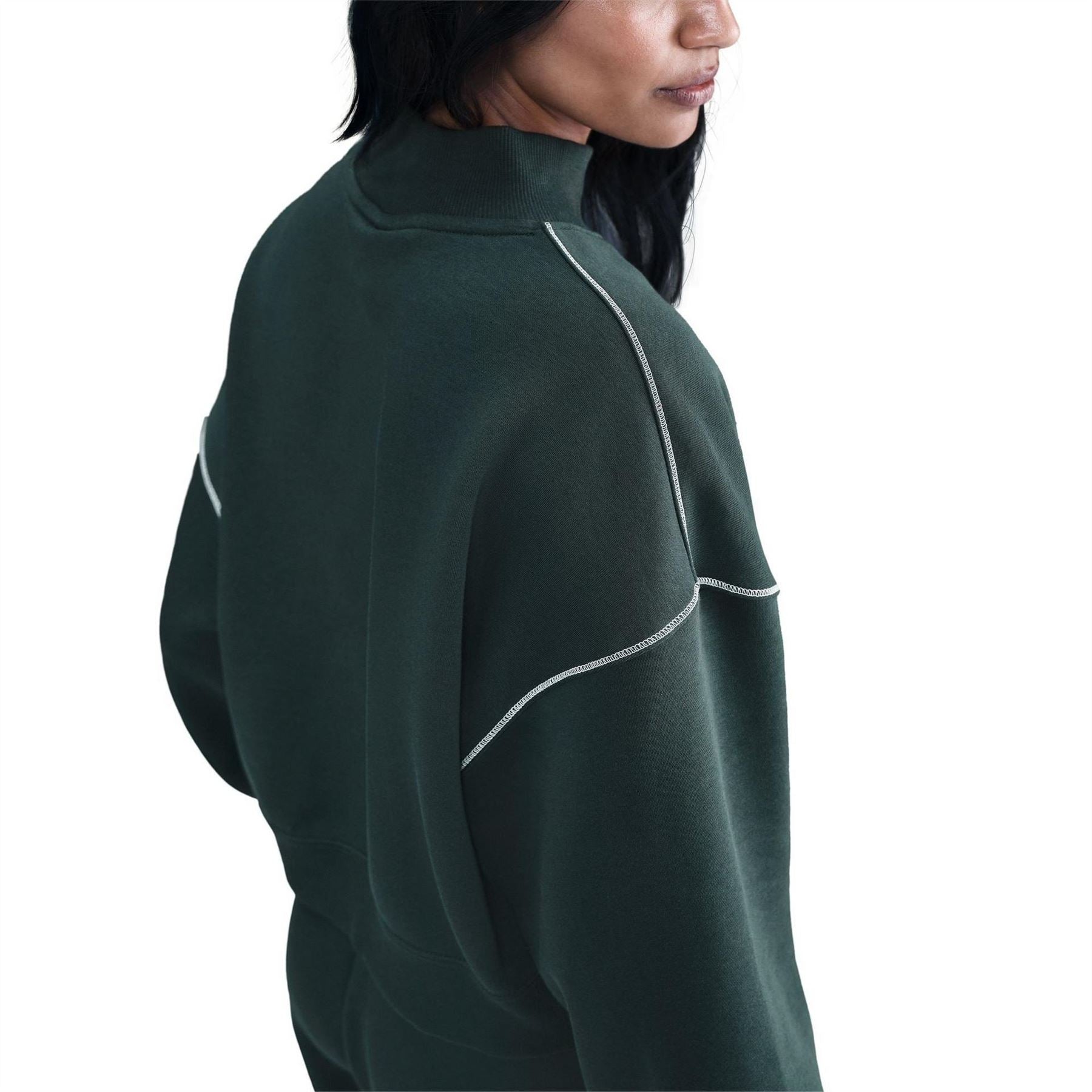Nike Speed Mock Neck High Collar Long Sleeve Sweatshirt
