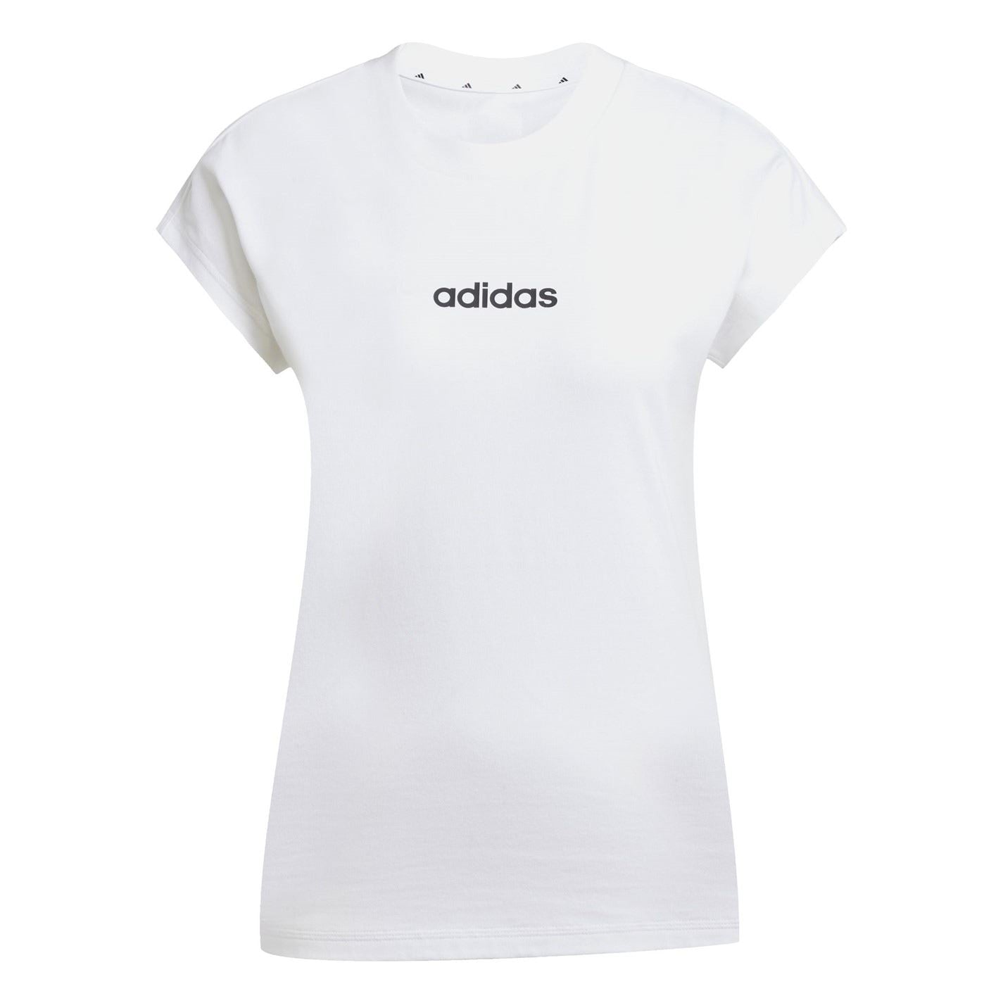 adidas Womens Essentials Linear Cotton T-Shirt