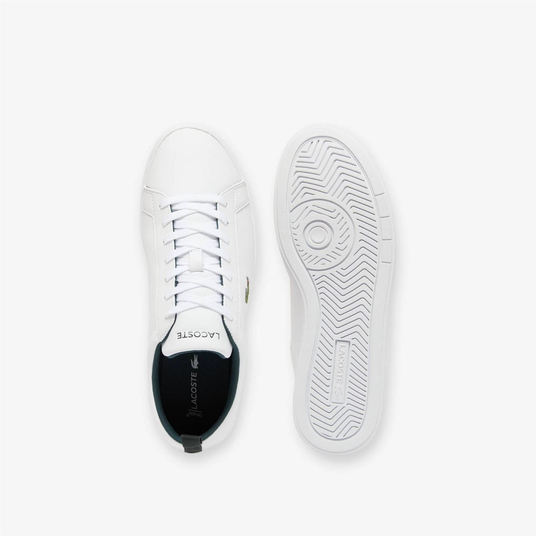 Lacoste Court Base Lace Up Low Top Trainers
