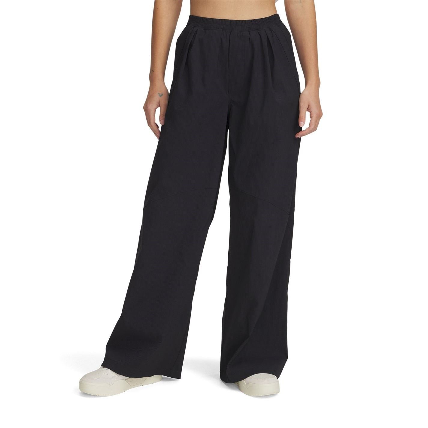 Under Armour Solid Patterned Parachute Wide Leg Pants