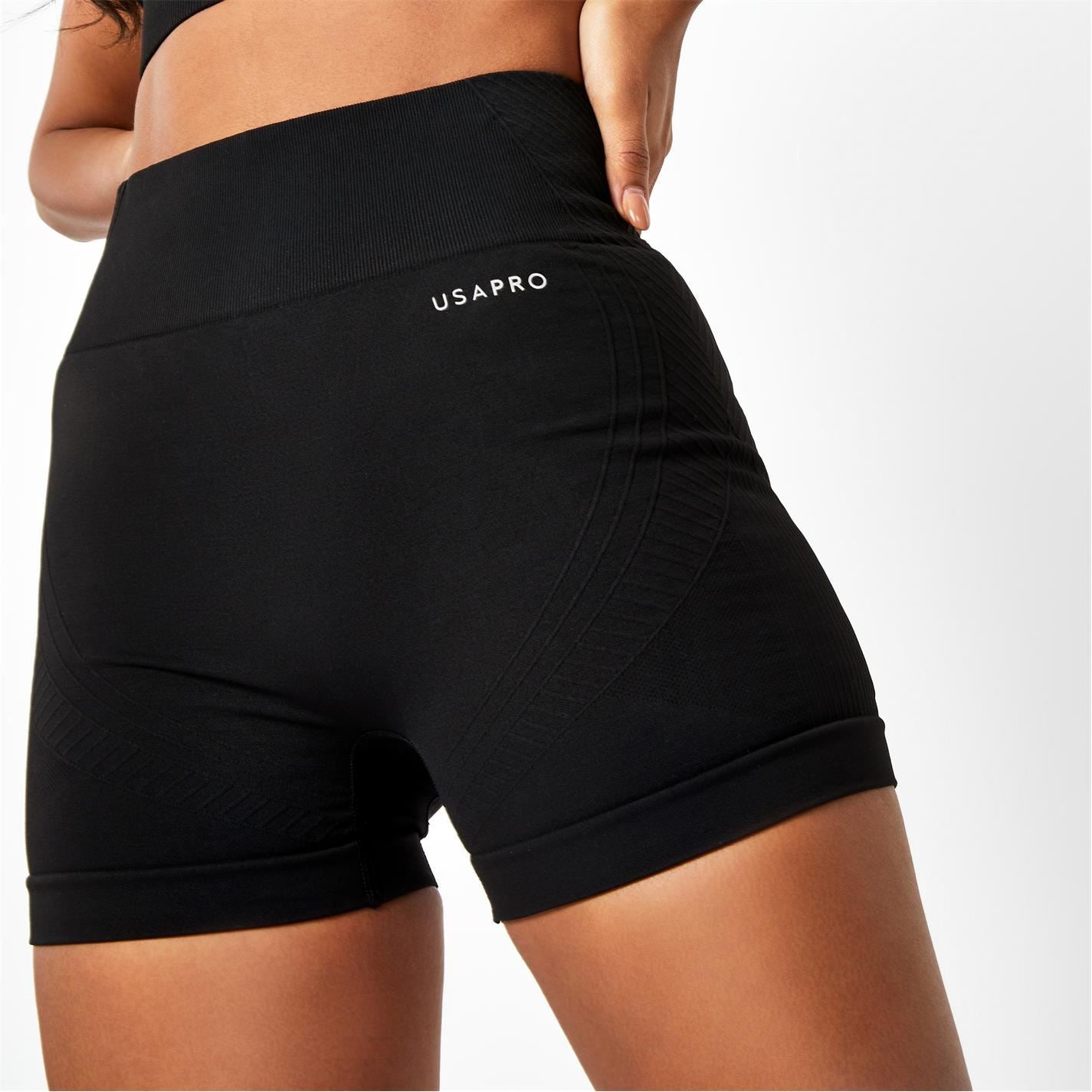 USA Pro Womens Seamless 3 Inch Shorts