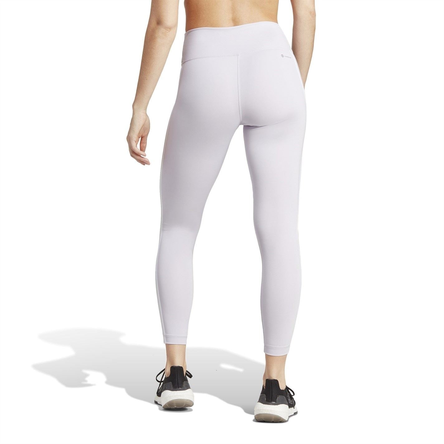 adidas Train Essentials Striped High Waisted Jersey Leggings