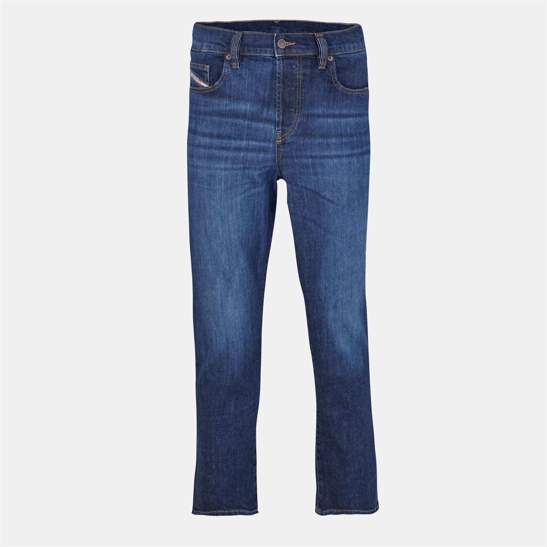 Diesel Vkr Ptln Five Pocket Straight Leg Jeans