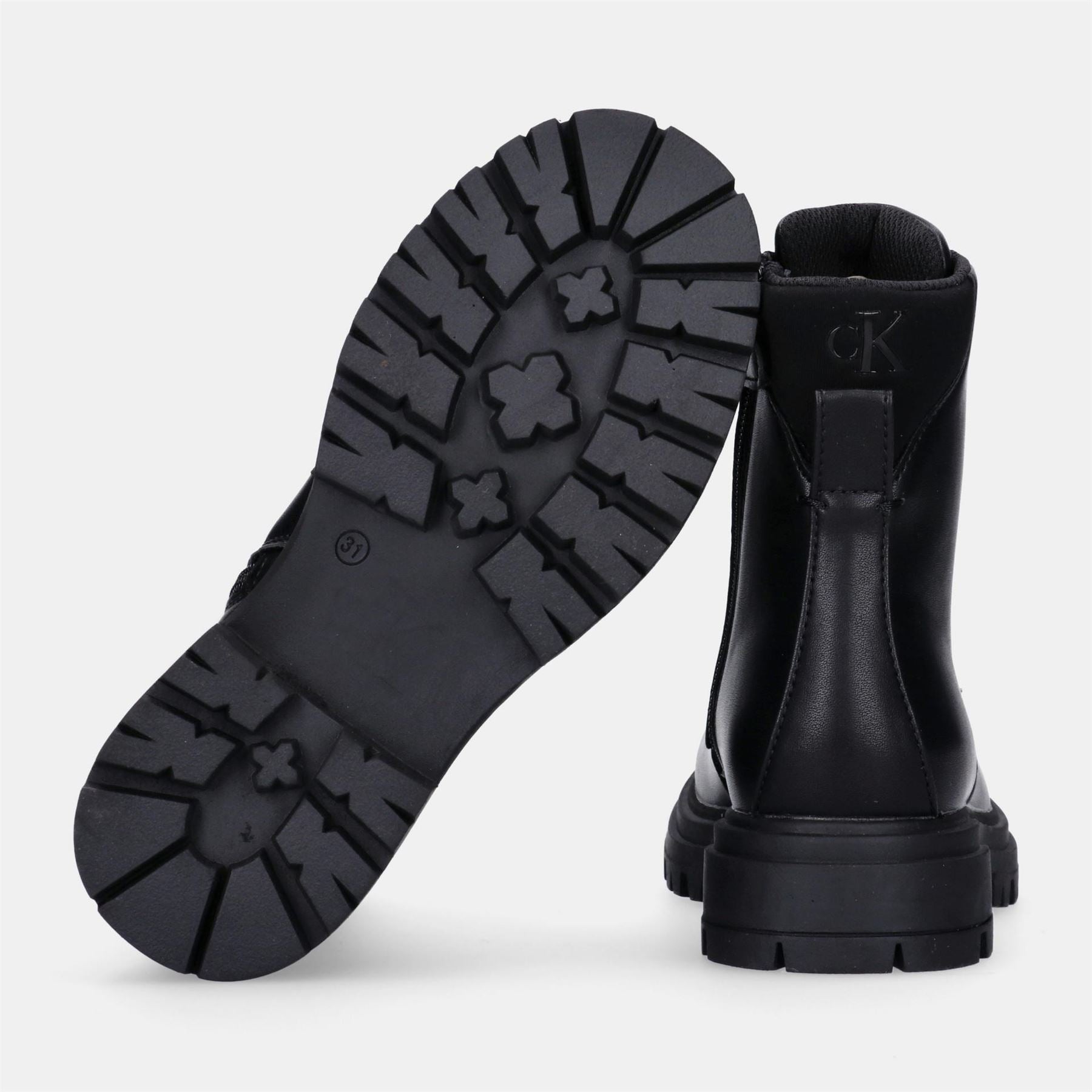 Calvin Klein Jeans Jn54 Lace Up Combat Boots