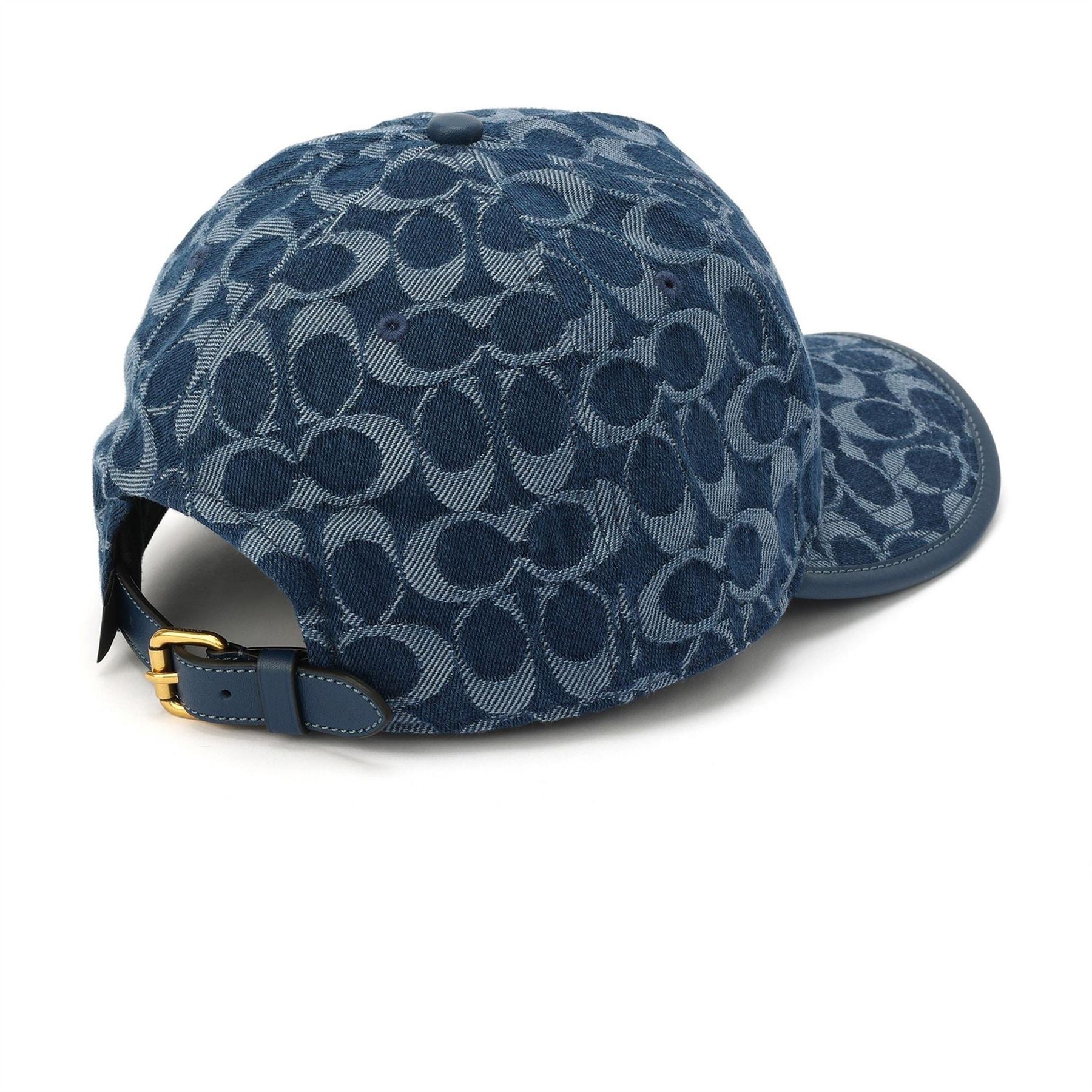 Coach Jacquard Adjustable Curved Brim Baseball Cap