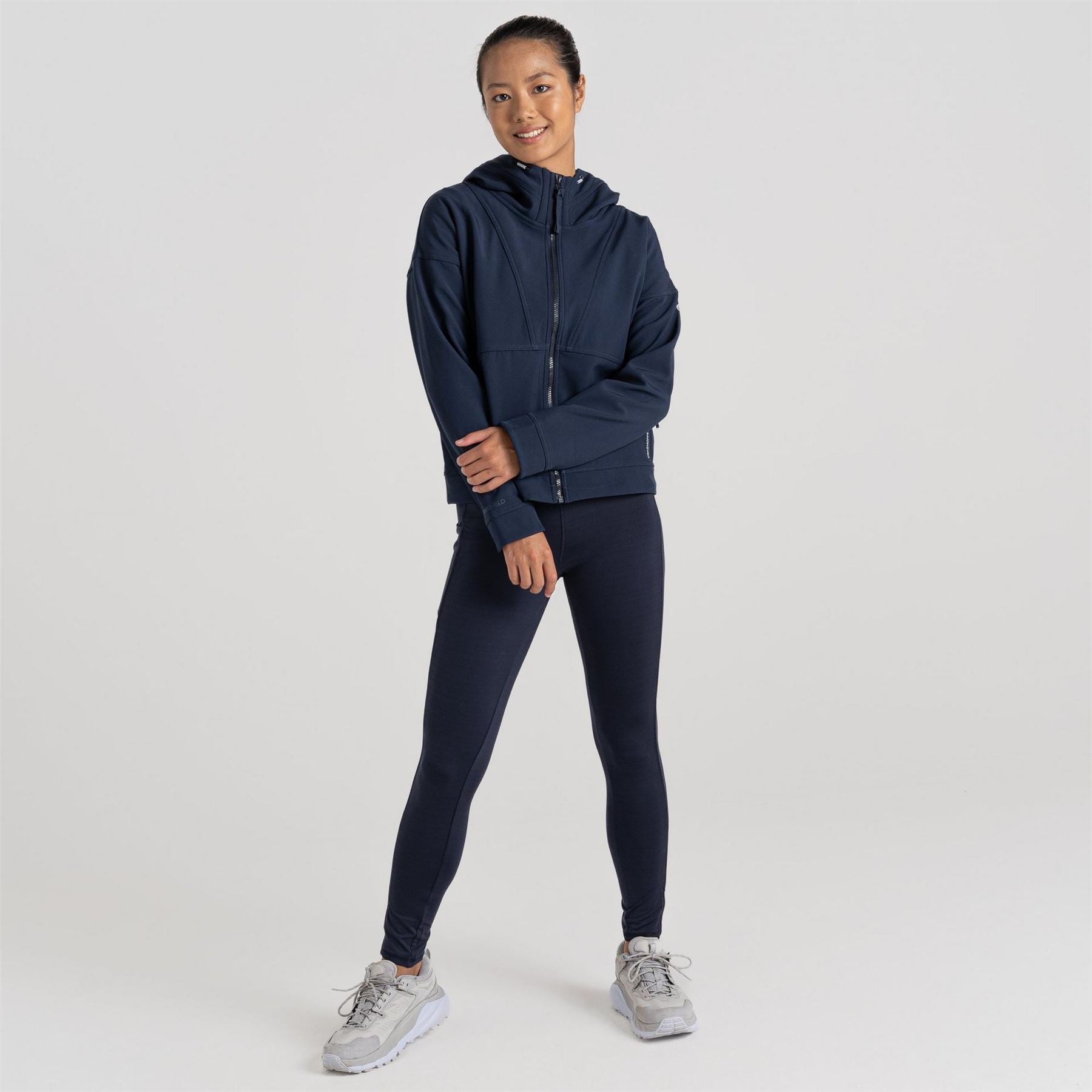 Craghoppers Tyra Hooded Ribbed Cuff Fleece Jacket
