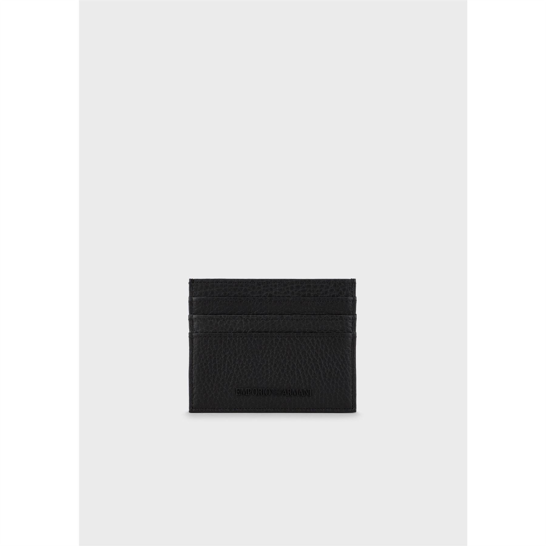 Emporio Armani Word Logo Card Holder