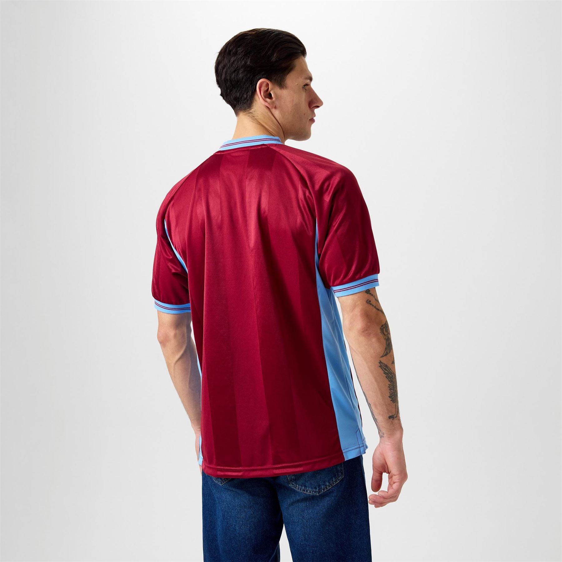 Score Draw Aston Villa Licensed Retro Football Shirt