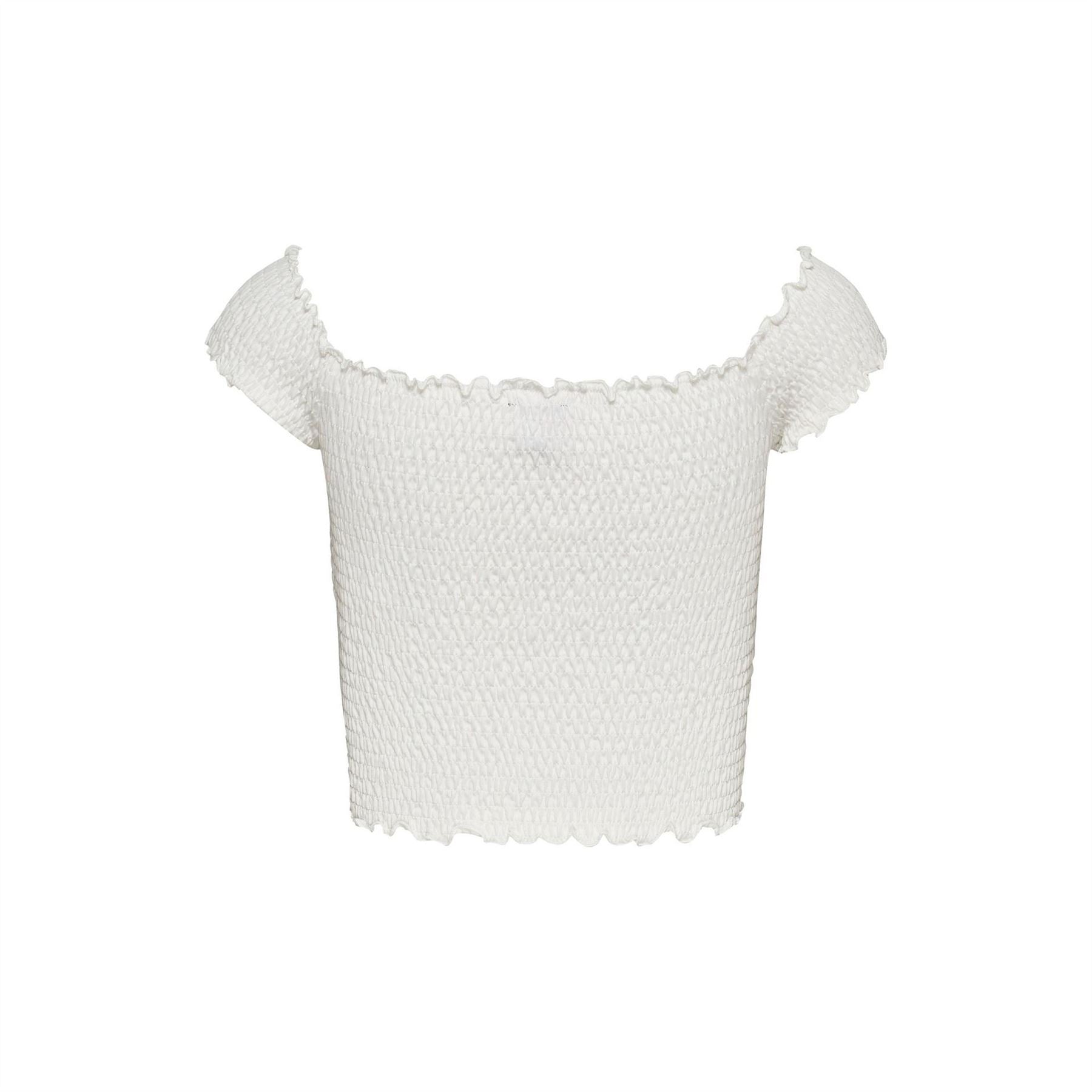 Tommy Jeans Cropped Off-The-Shoulder Slim Fit T-Shirt