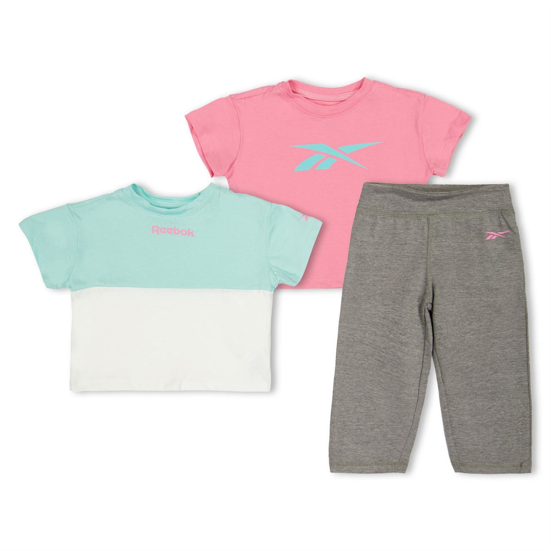 Reebok Black Top And Legging Set