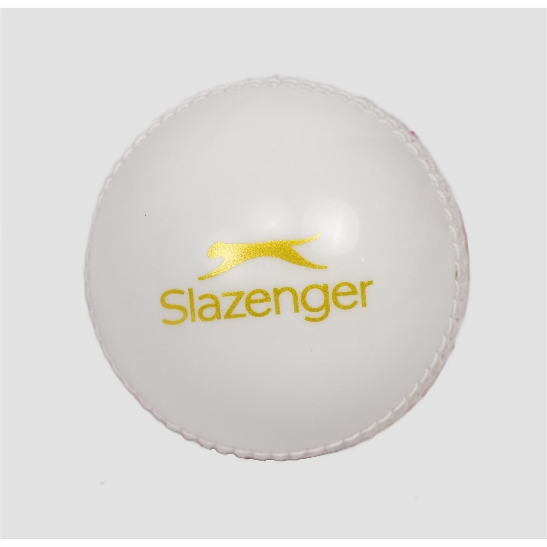 Slazenger Visibility Leather Cricket Ball