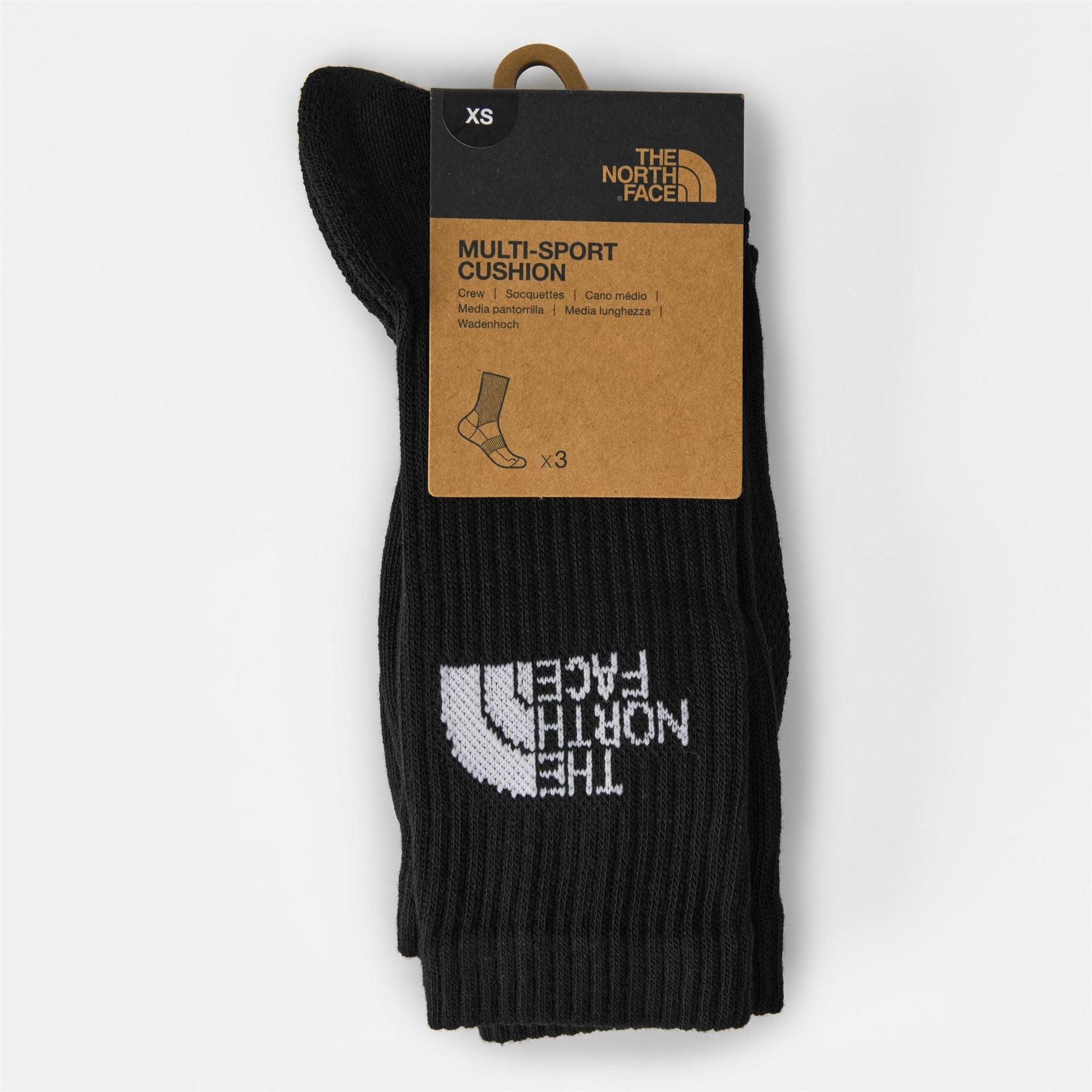 The North Face North Face Multi Sport Cush Crew Sock 3p Tnf B