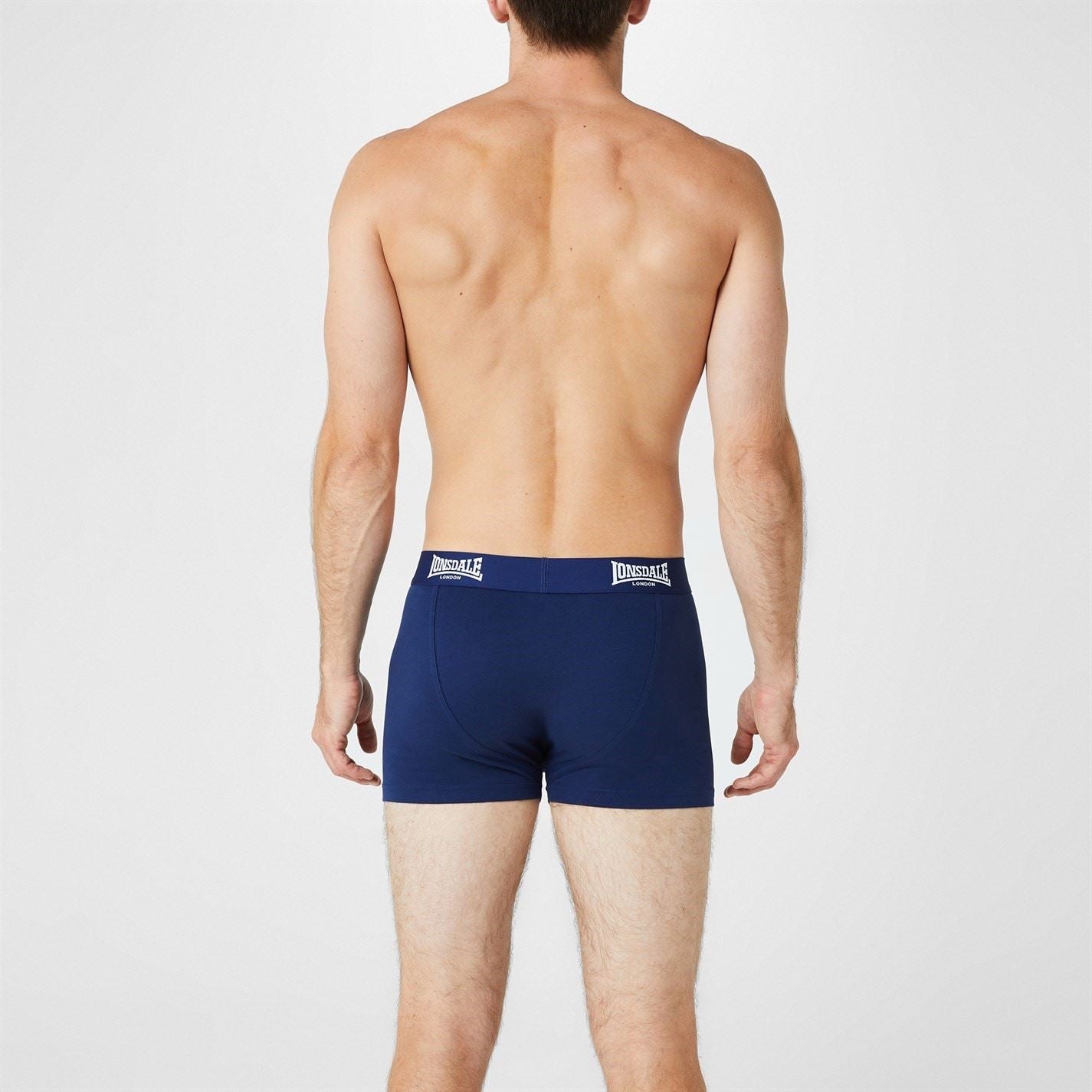 Lonsdale Mens 2 Pack Trunk