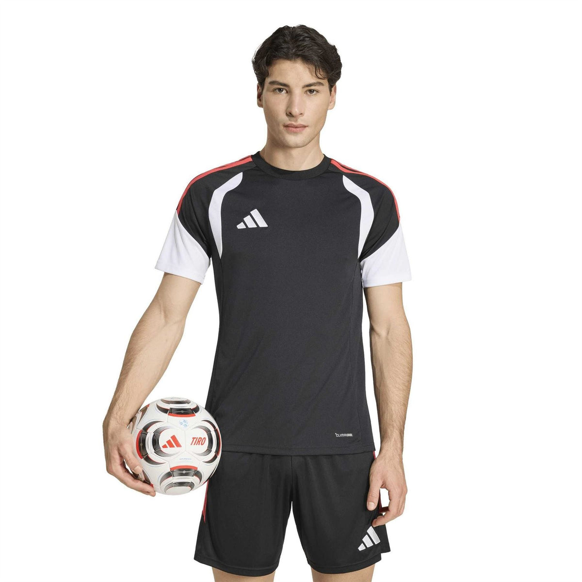 adidas Tiro Crew Neck Raglan Short Sleeve Jersey T-Shirt