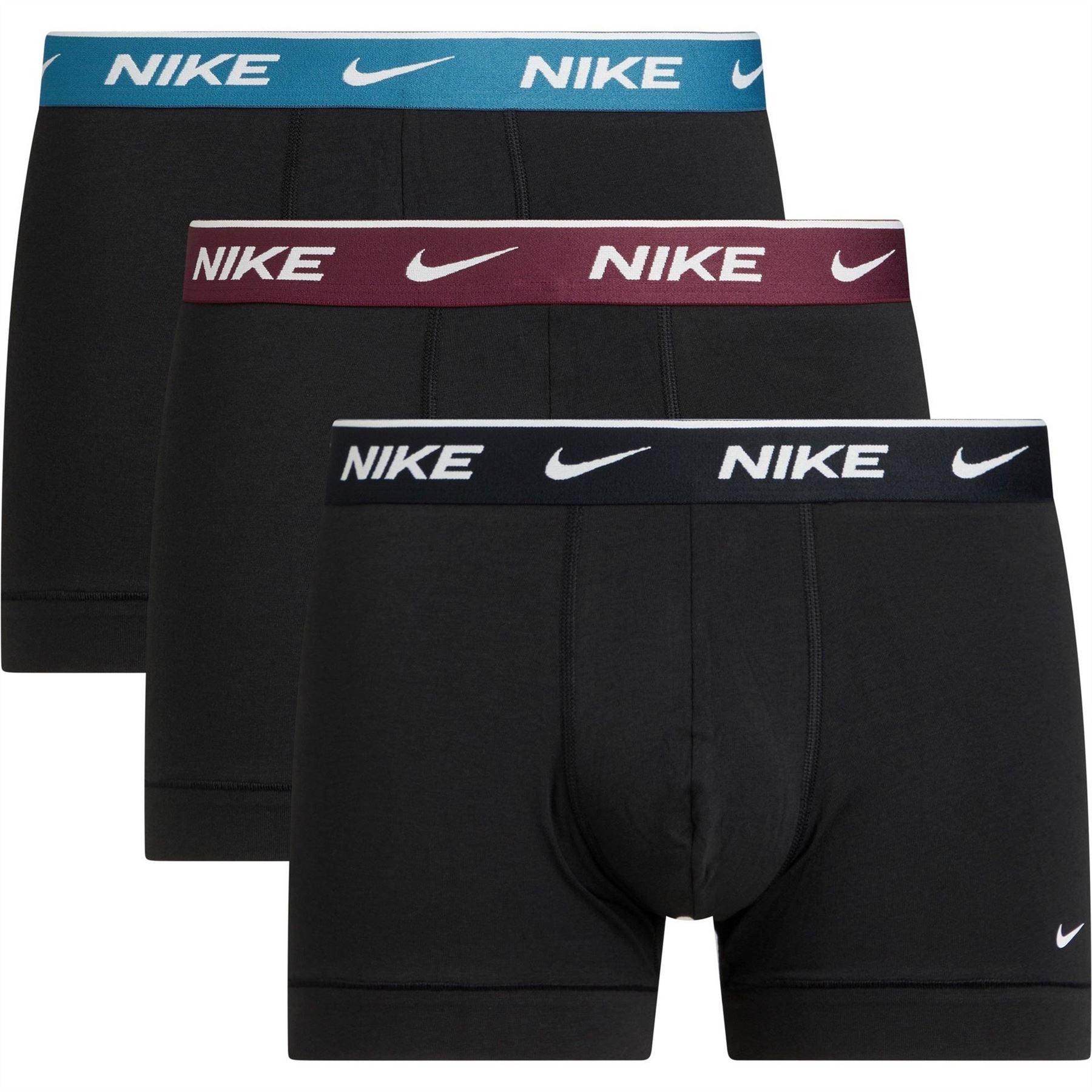 Nike Mens 3 Pack Everyday Cotton Trunks