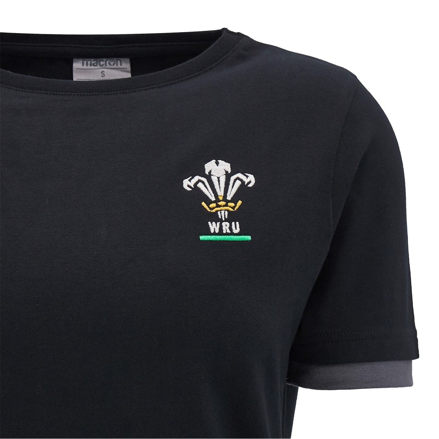Macron Womens Wales Rugby Union Travel T-Shirt 2024
