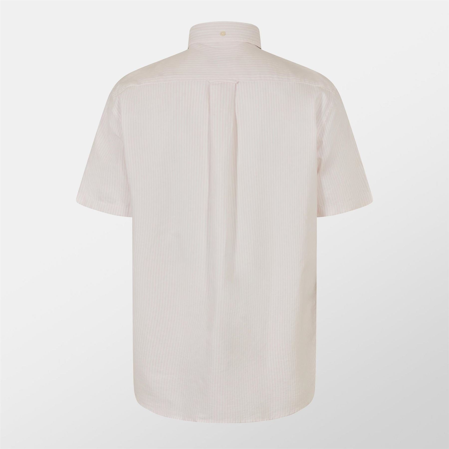 Gant Fit Striped Classic Oxford Short Sleeve Shirt