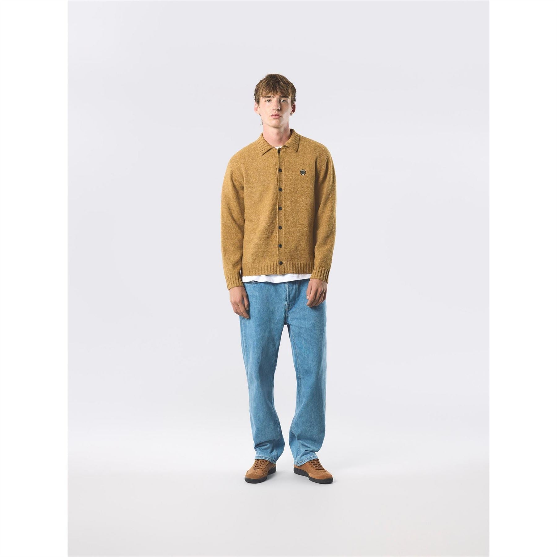 Pretty Green Whittaker Collared Neck Long Sleeve Sweater
