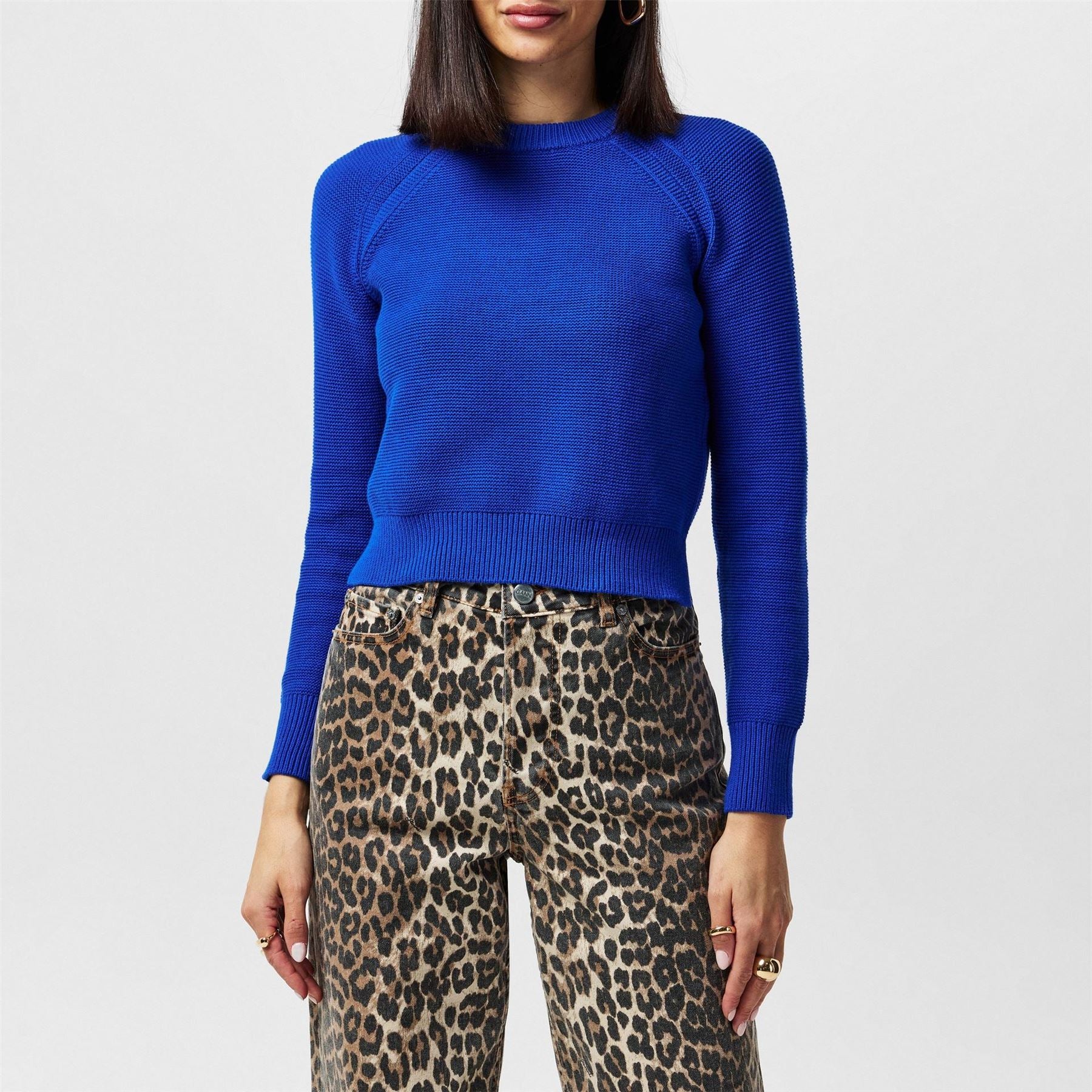 French Connection Lily Crew Neck Relaxed Fit Sweater