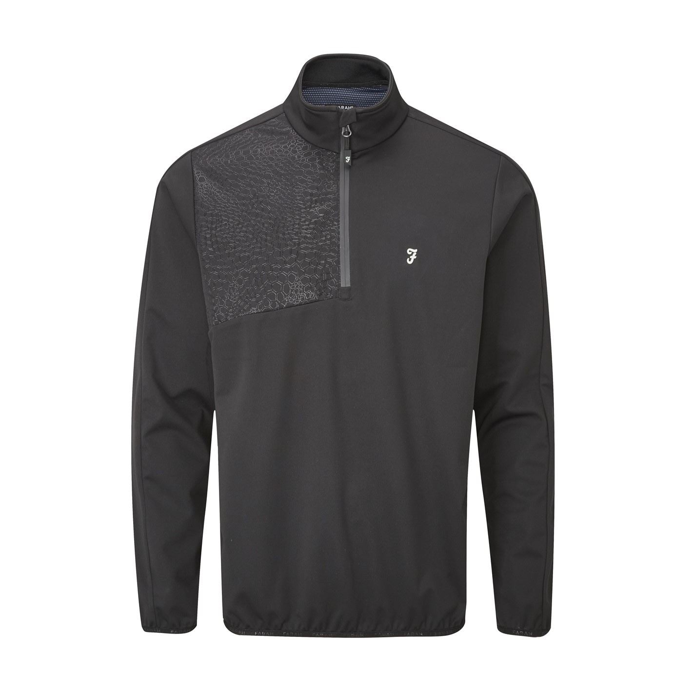 Farah Abbott Half Zip Mock Neck Training Jacket