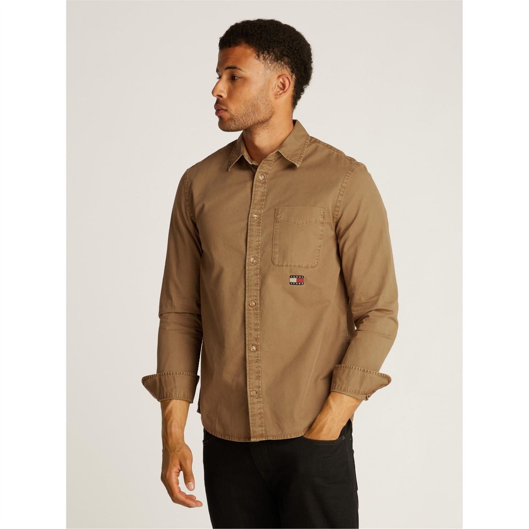 Tommy Jeans Regular Washed Twill Overshirt