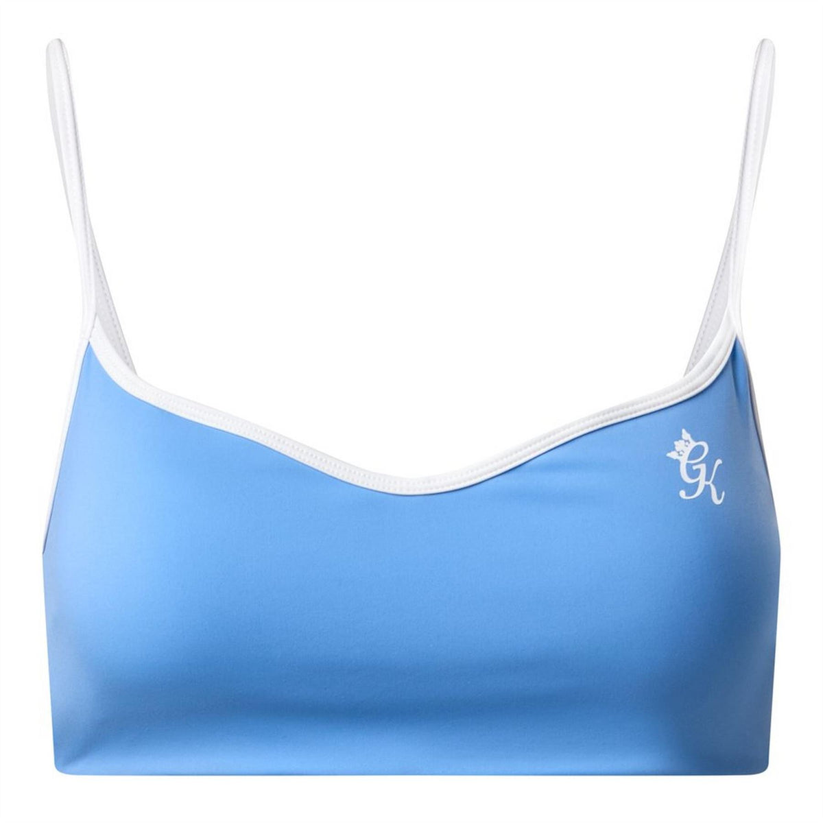 Gym King King 365 Contrast Bra   Blue Cotton