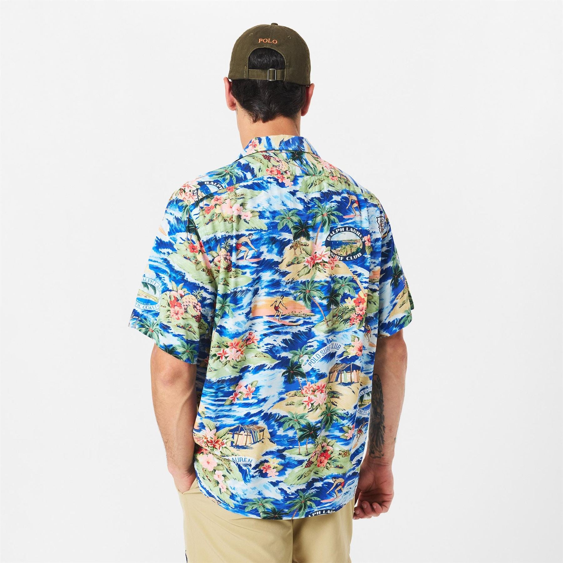 Polo Ralph Lauren Rayon Short Sleeve Patterned Shirt