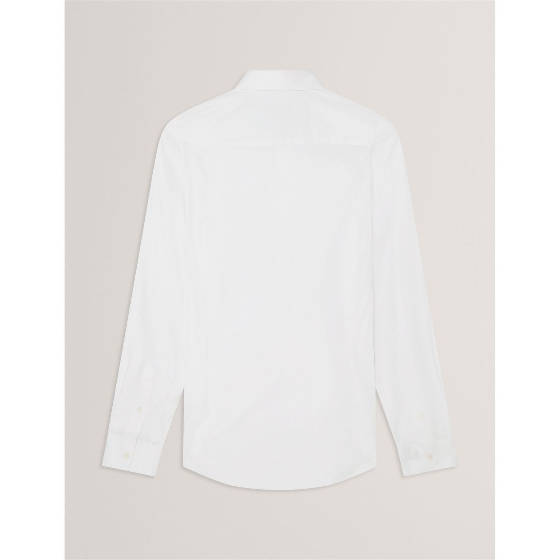 Ted Baker Collared Neck Long Sleeve Point Collar Shirt
