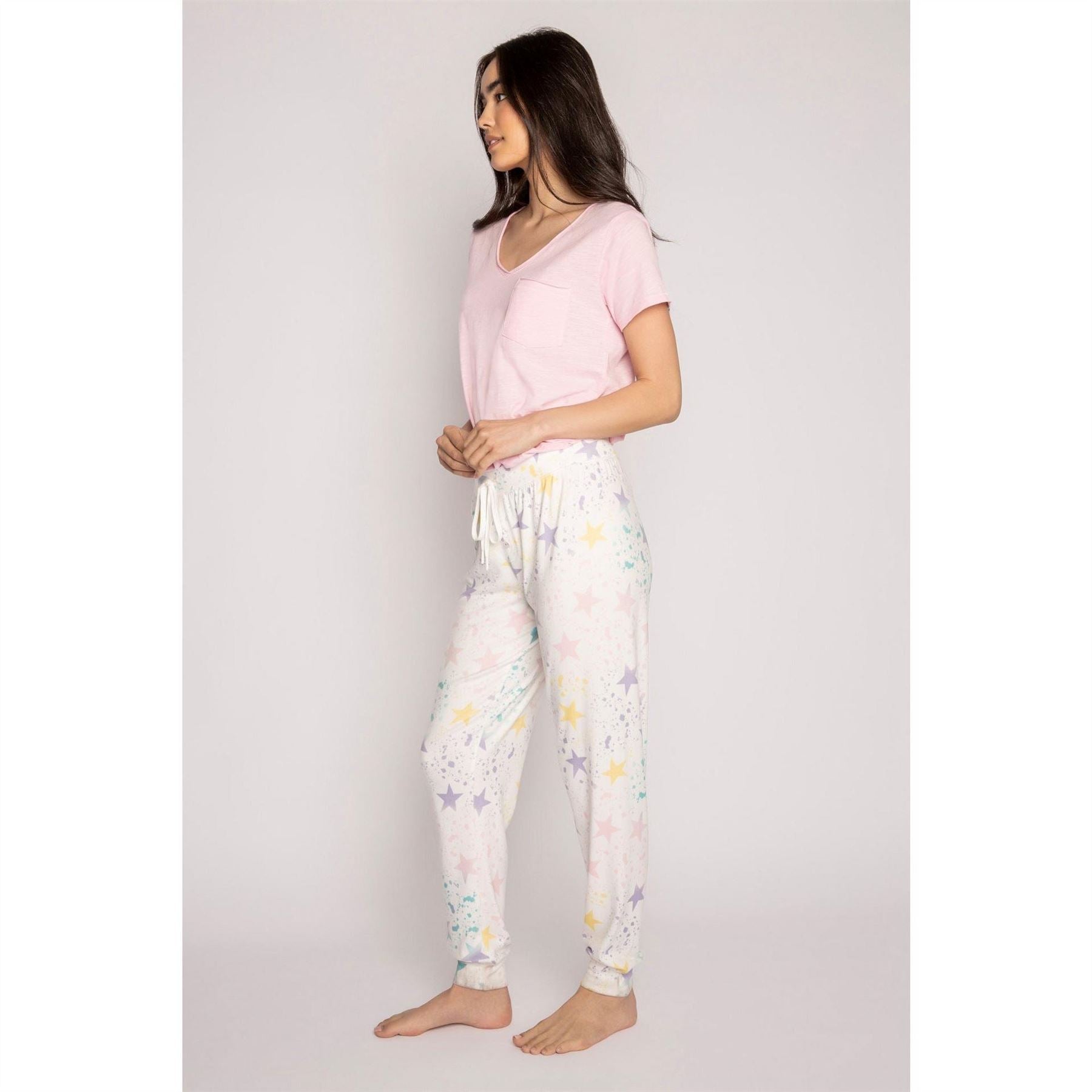 PJ Salvage Salvage Drawstring Star Pant