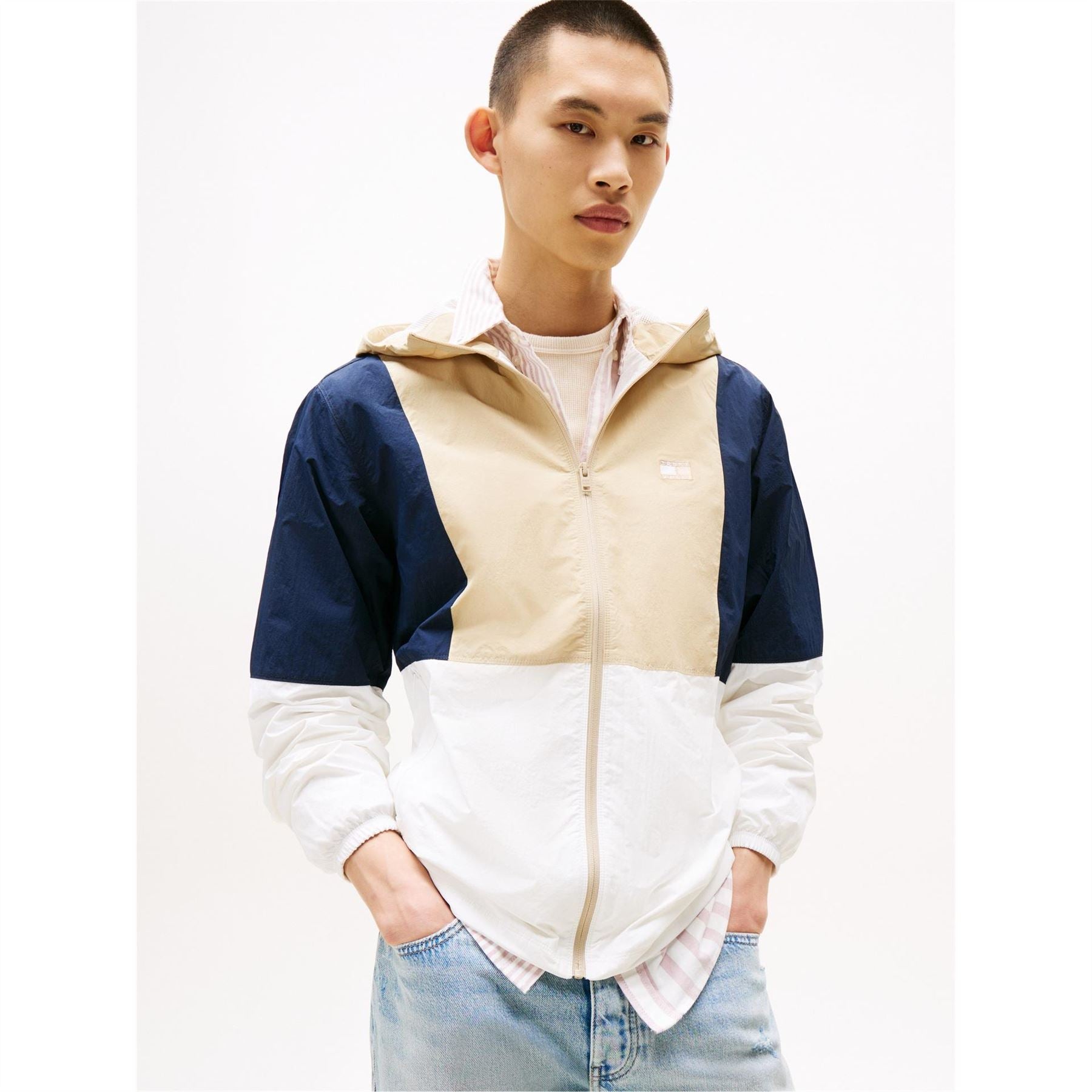 Tommy Jeans Chicago Hooded Long Sleeve Windbreaker