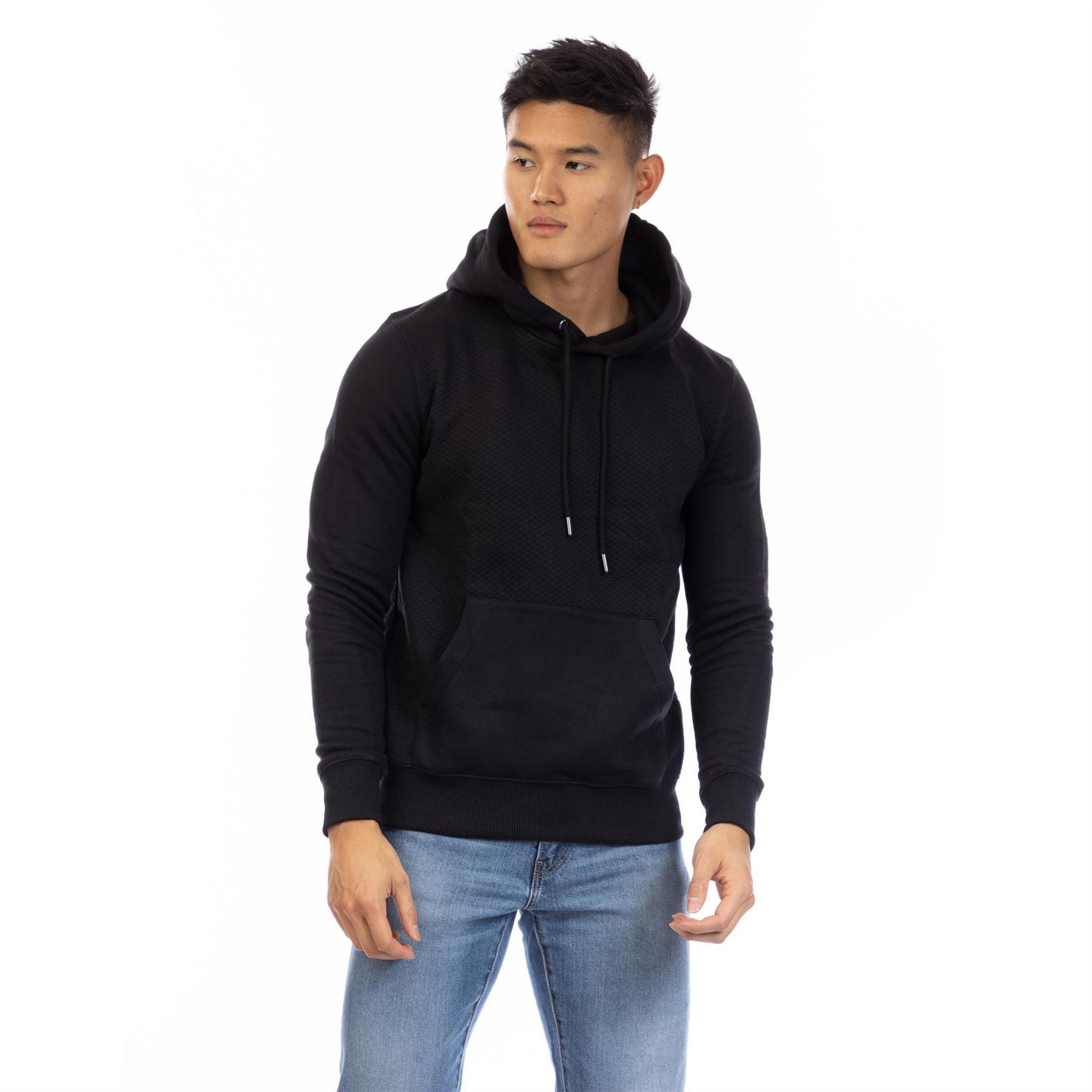 Peter Werth Hooded Neck Kangaroo Pocket Sweatshirt