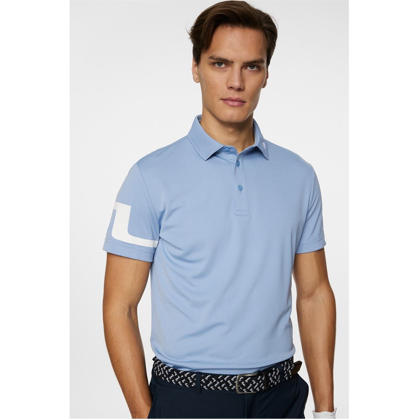 J Lindeberg Golf Short Sleeve Performance Polo Shirt